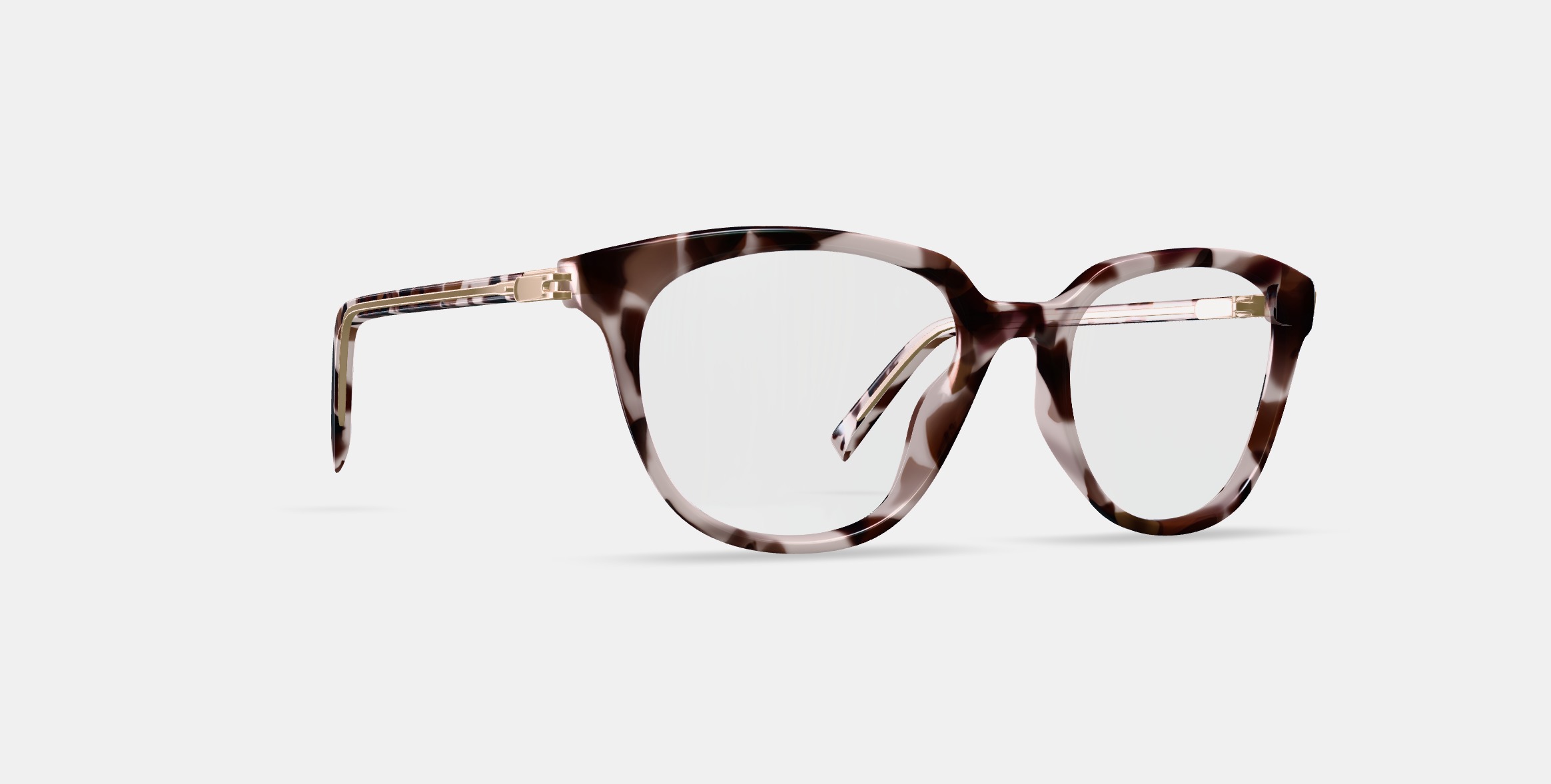 Maeve Eyeglasses in Blush Tortoise 3D model_9