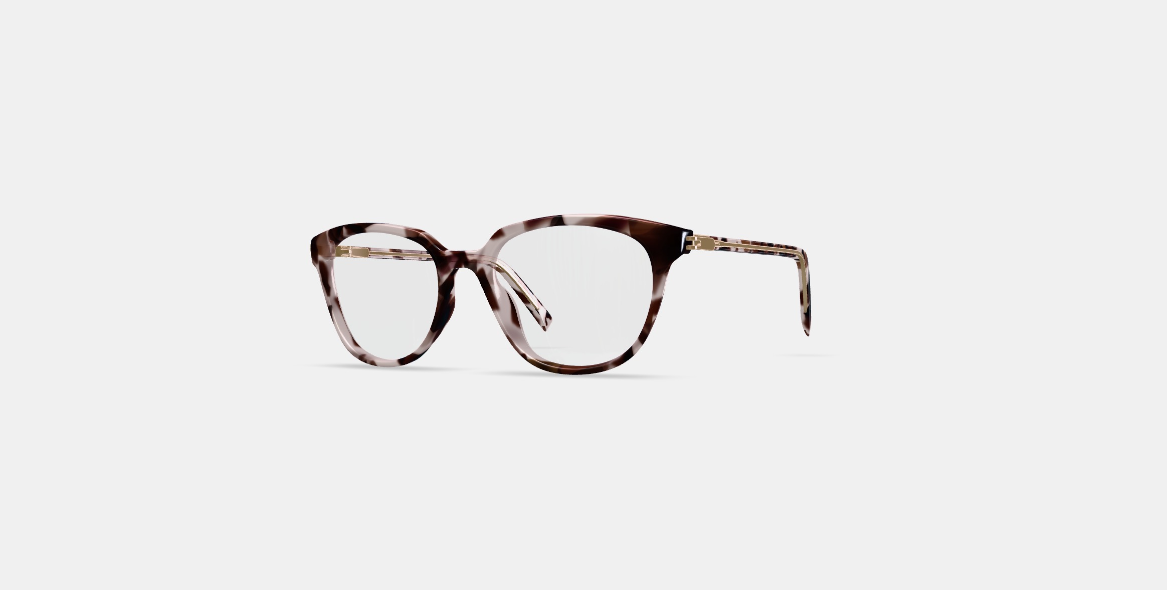 Maeve Eyeglasses in Blush Tortoise 3D model_12
