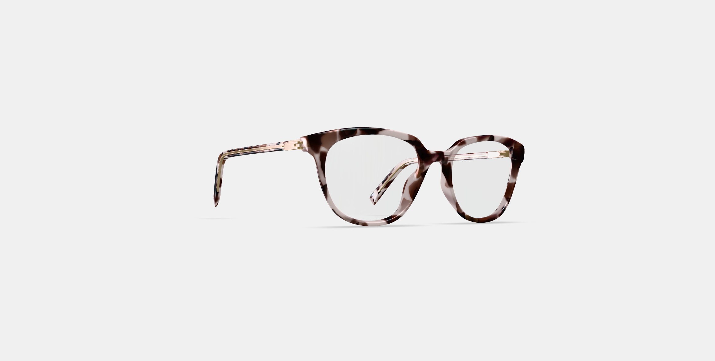 Maeve Eyeglasses in Blush Tortoise 3D model_2