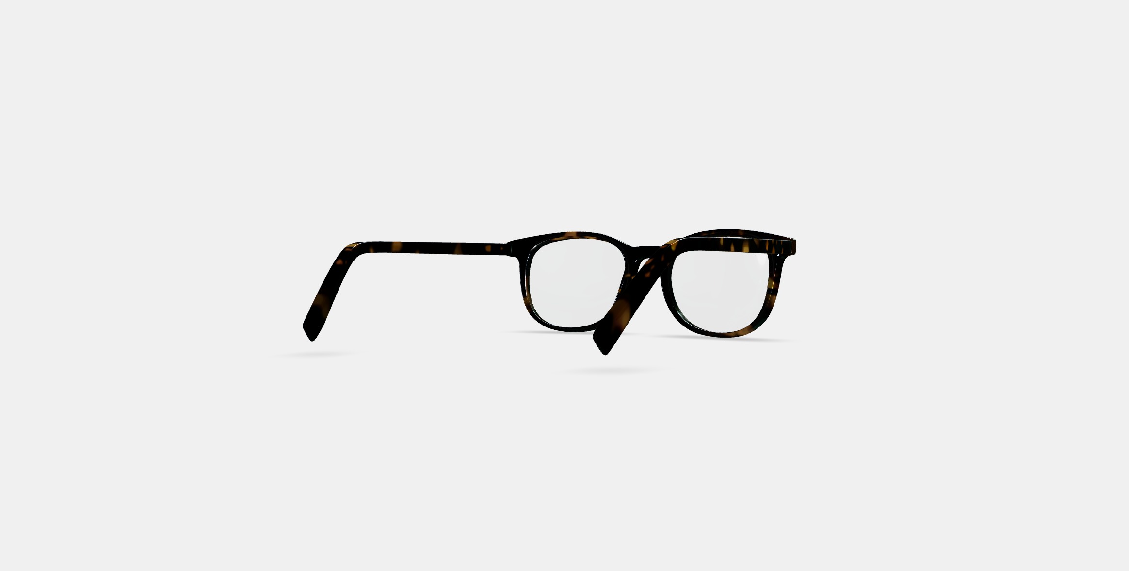 Durand Eyeglasses in Whiskey Tortoise 3D model_5