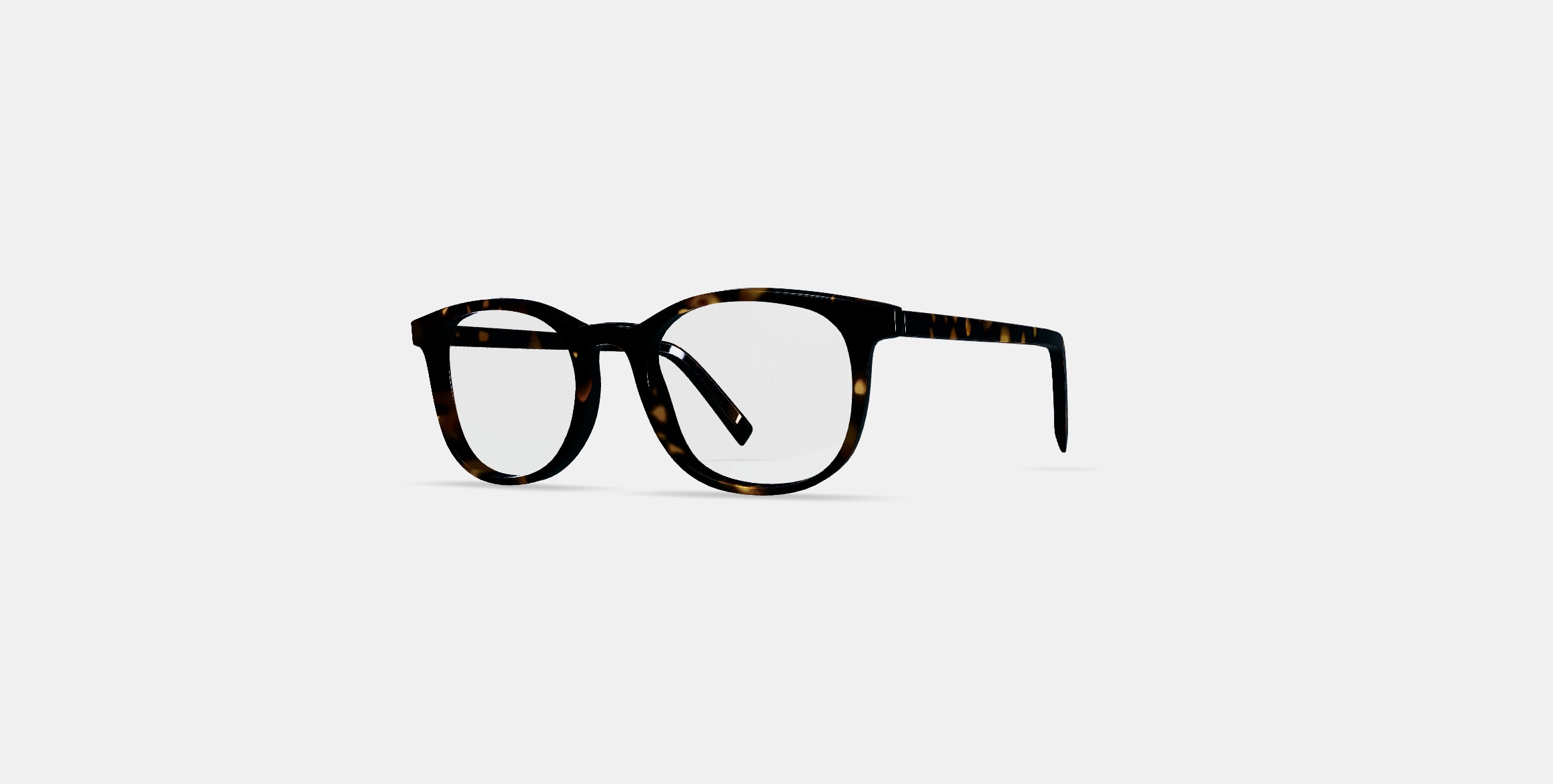Durand Eyeglasses in Whiskey Tortoise 3D model_12