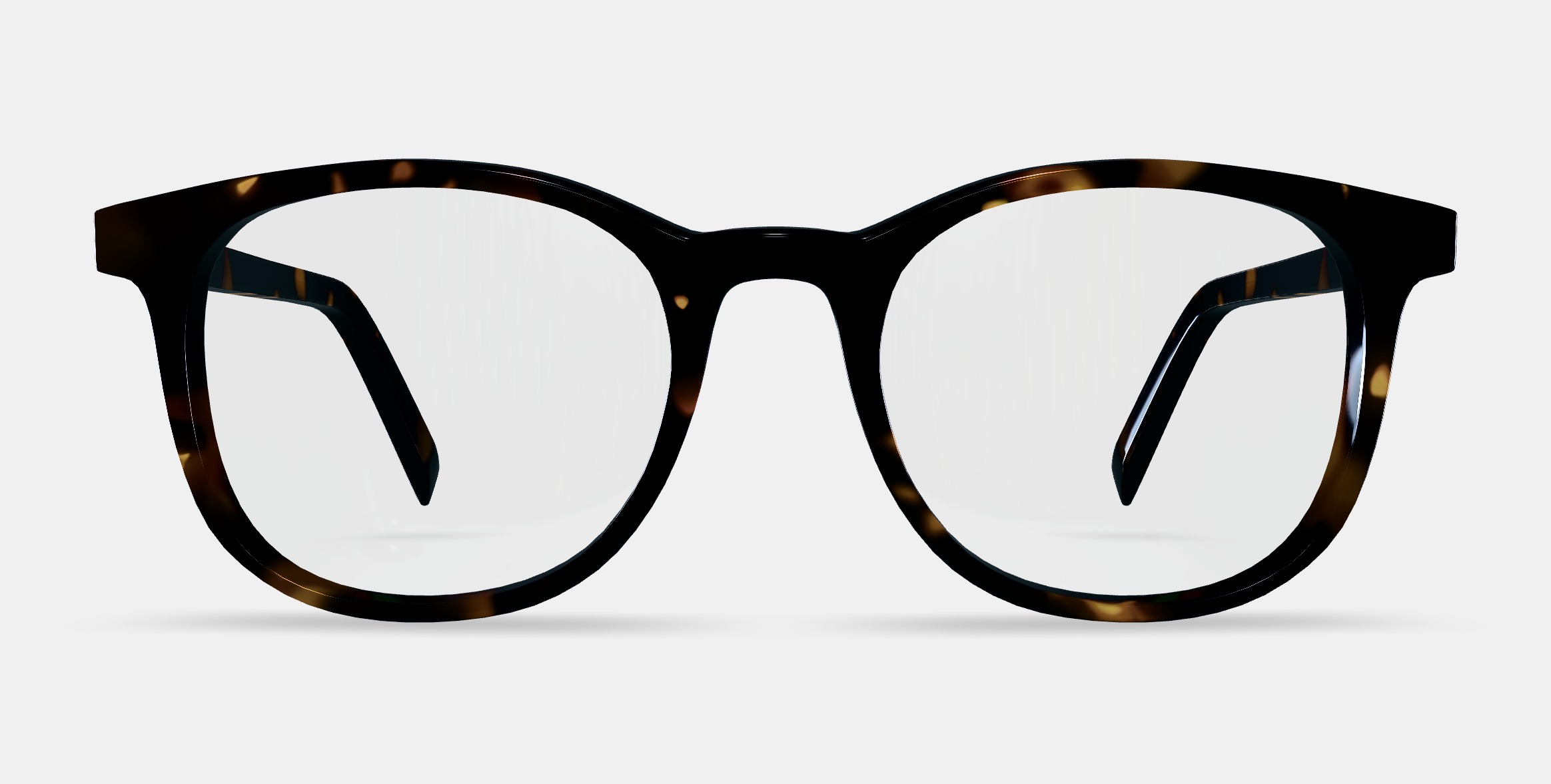 Durand Eyeglasses in Whiskey Tortoise 3D model_11