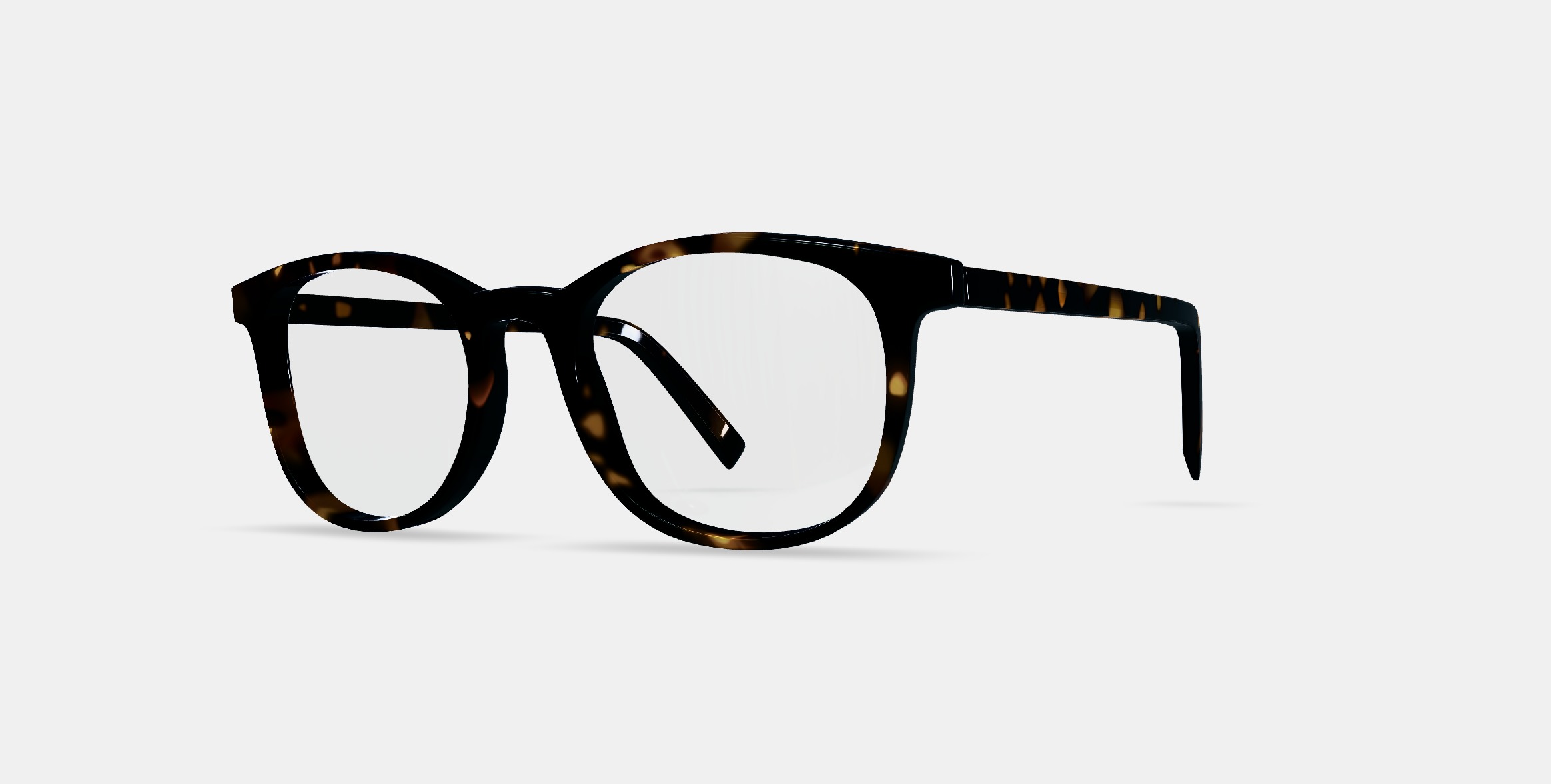 Durand Eyeglasses in Whiskey Tortoise 3D model_13