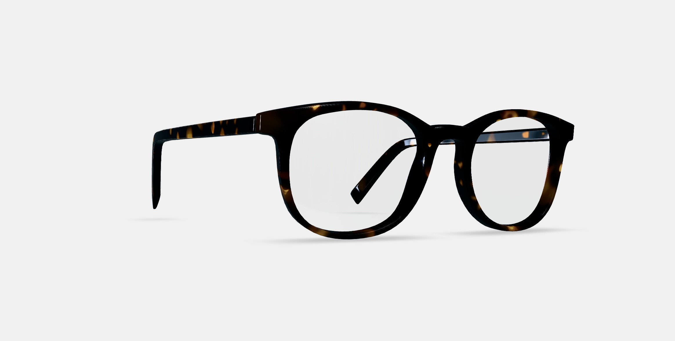 Durand Eyeglasses in Whiskey Tortoise 3D model_10