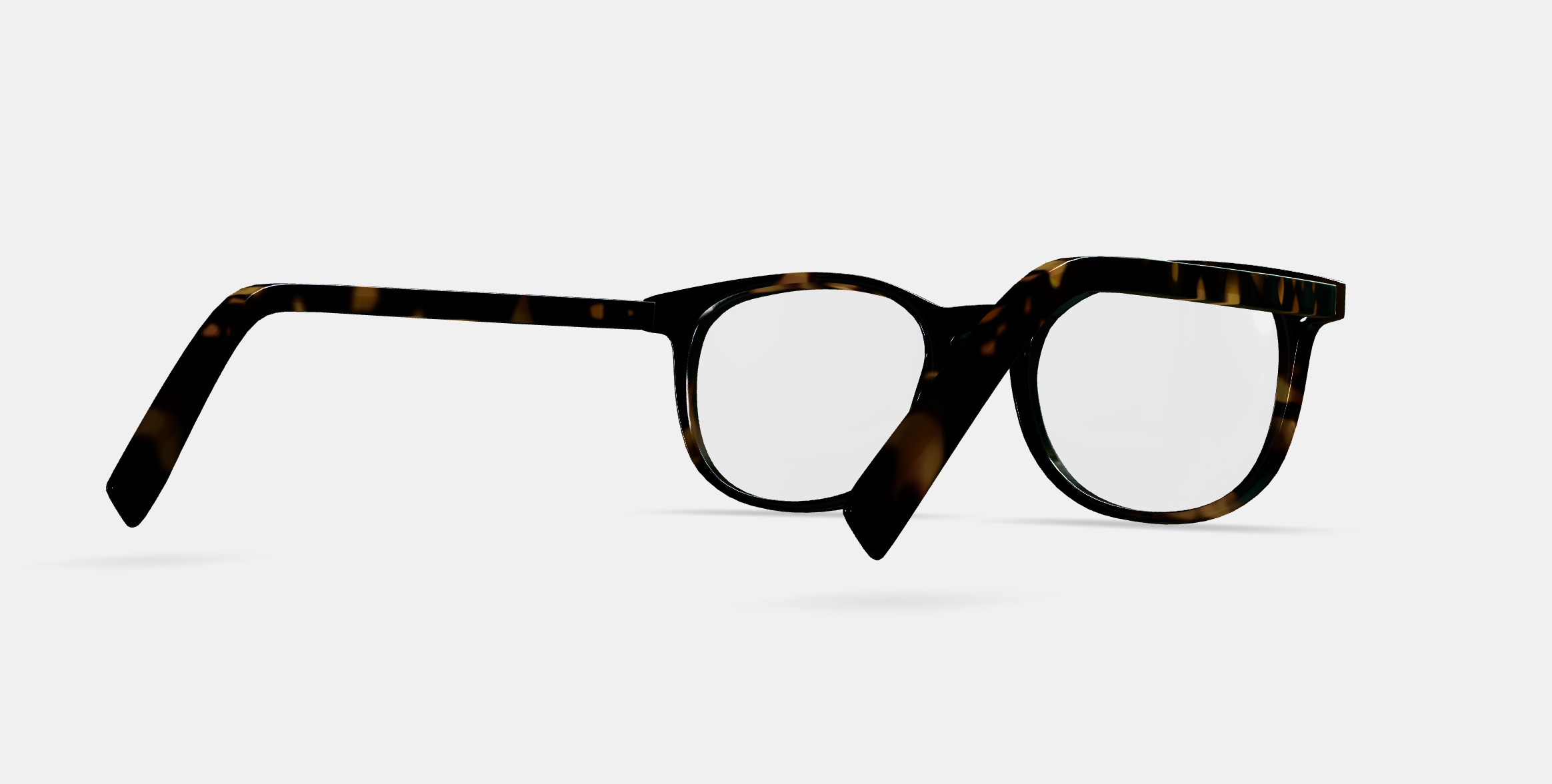 Durand Eyeglasses in Whiskey Tortoise 3D model_7