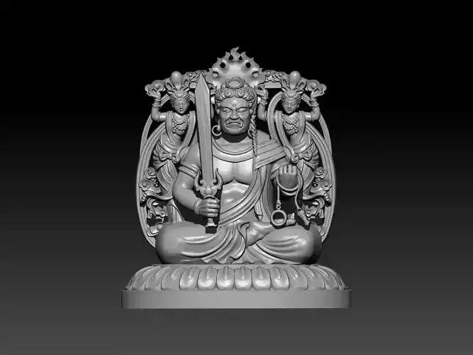 Guardian Buddha Statues 01
