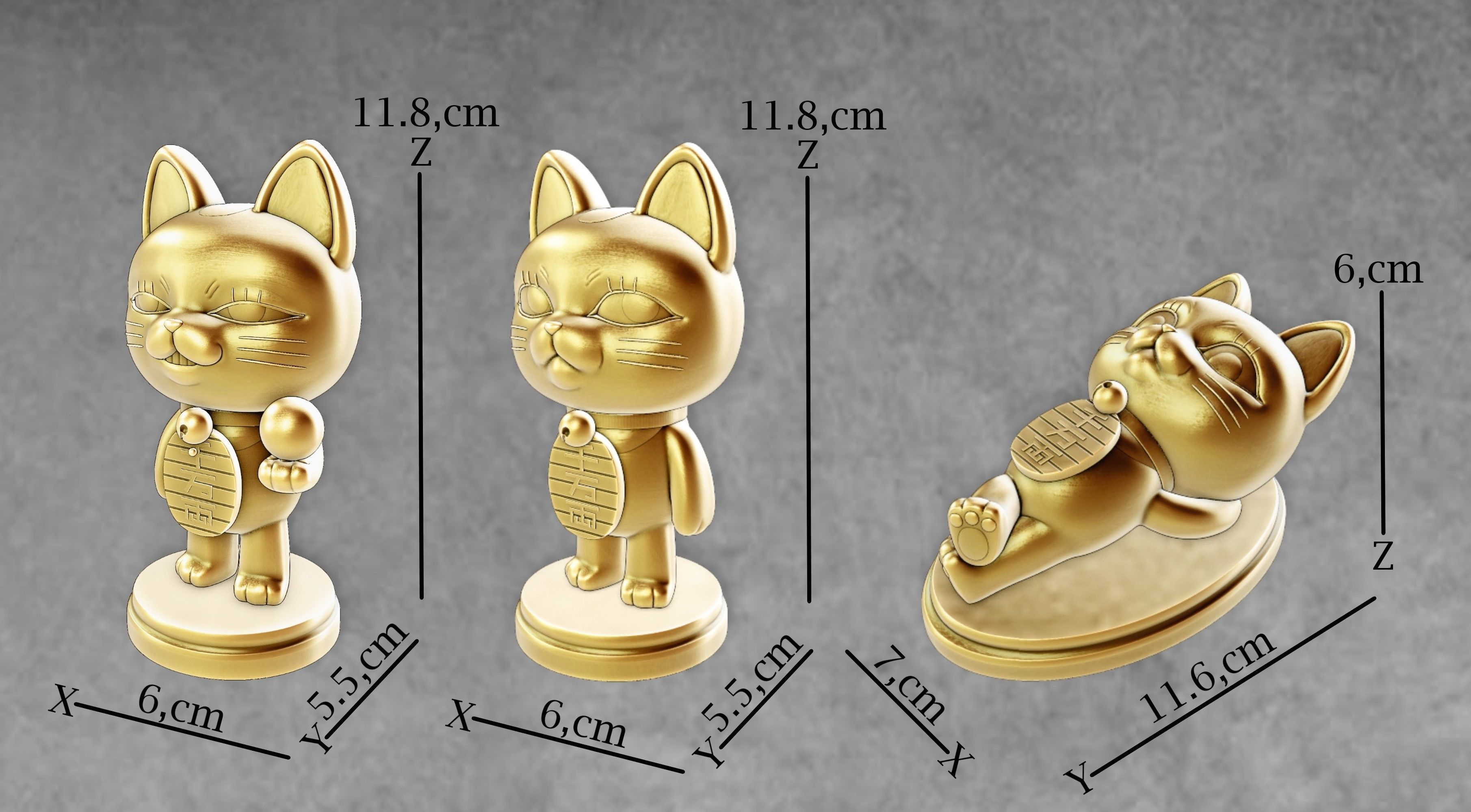 Dandadan - Turbo Granny Cat-Pack 3D print model_3