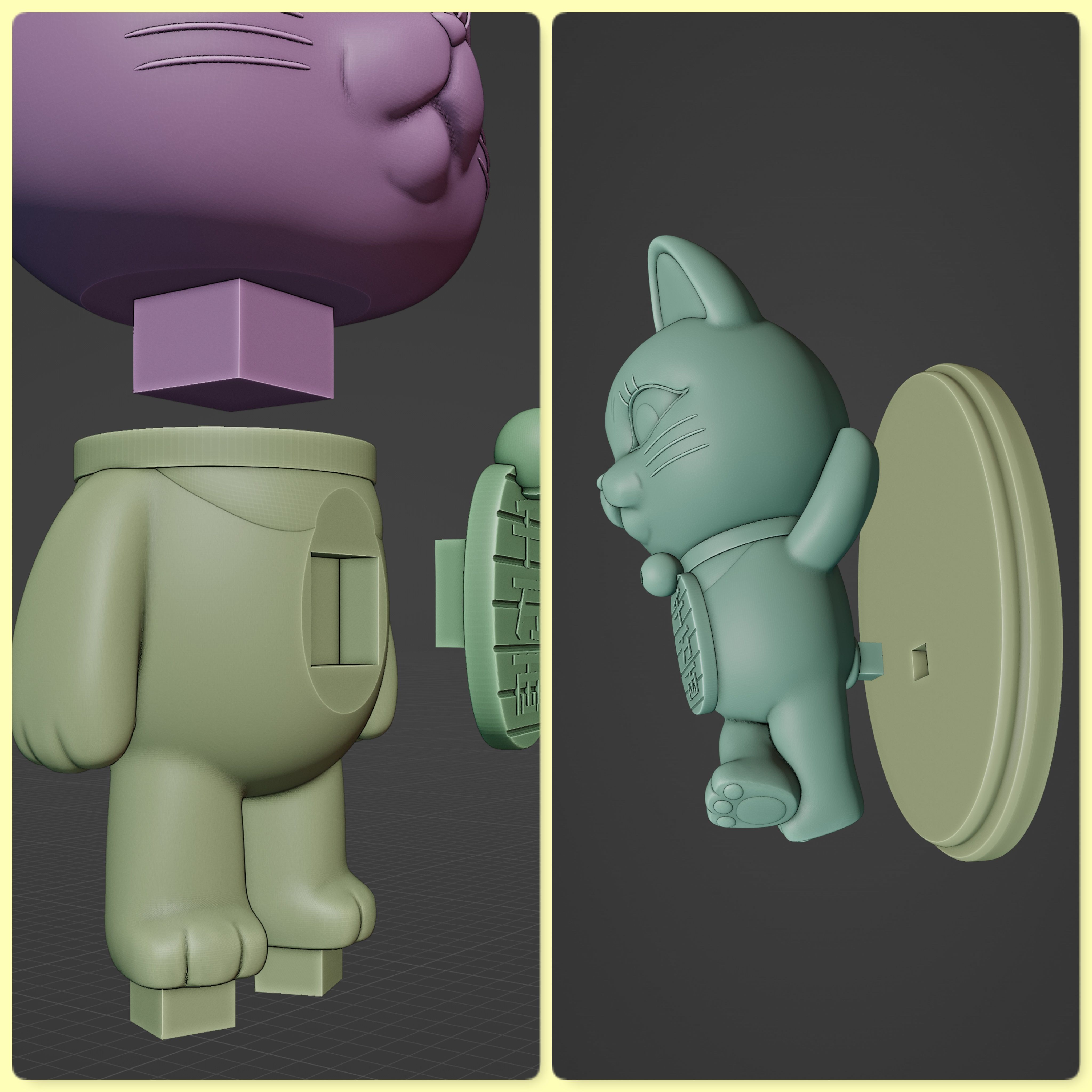 Dandadan - Turbo Granny Cat-Pack 3D print model_2