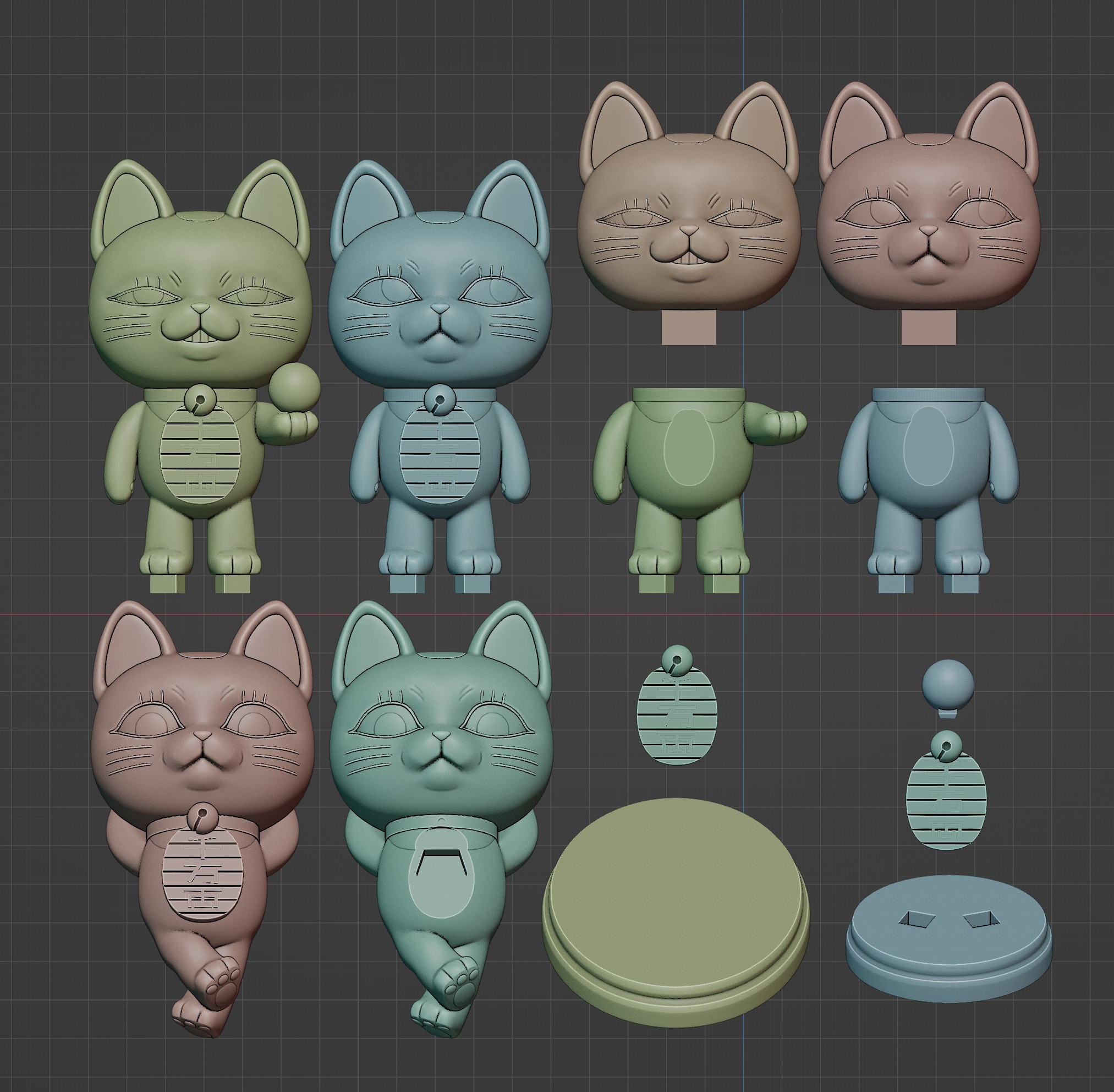 Dandadan - Turbo Granny Cat-Pack 3D print model_1