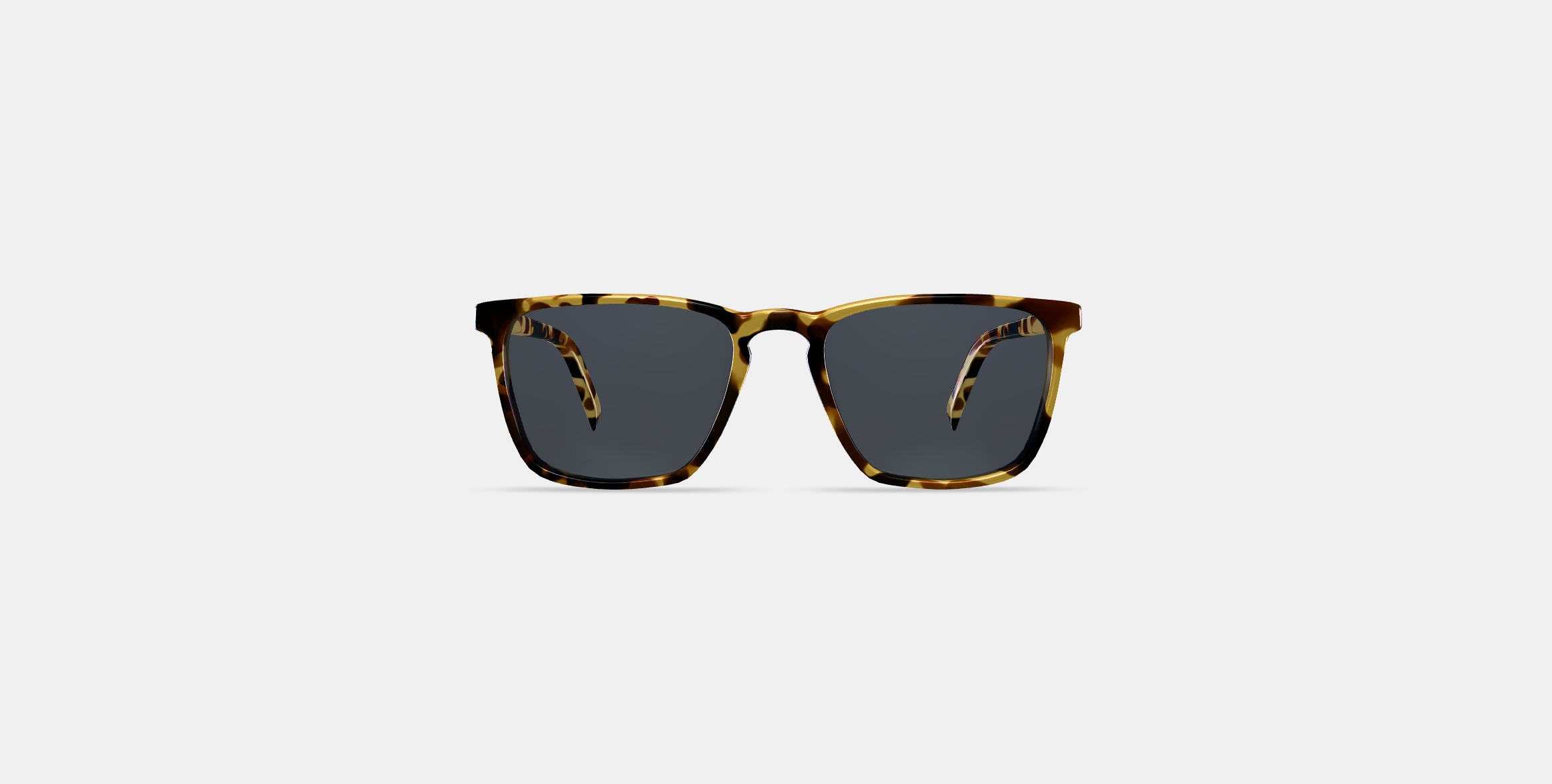 Sutton Sunglasses in Walnut Tortoise 3D model_10
