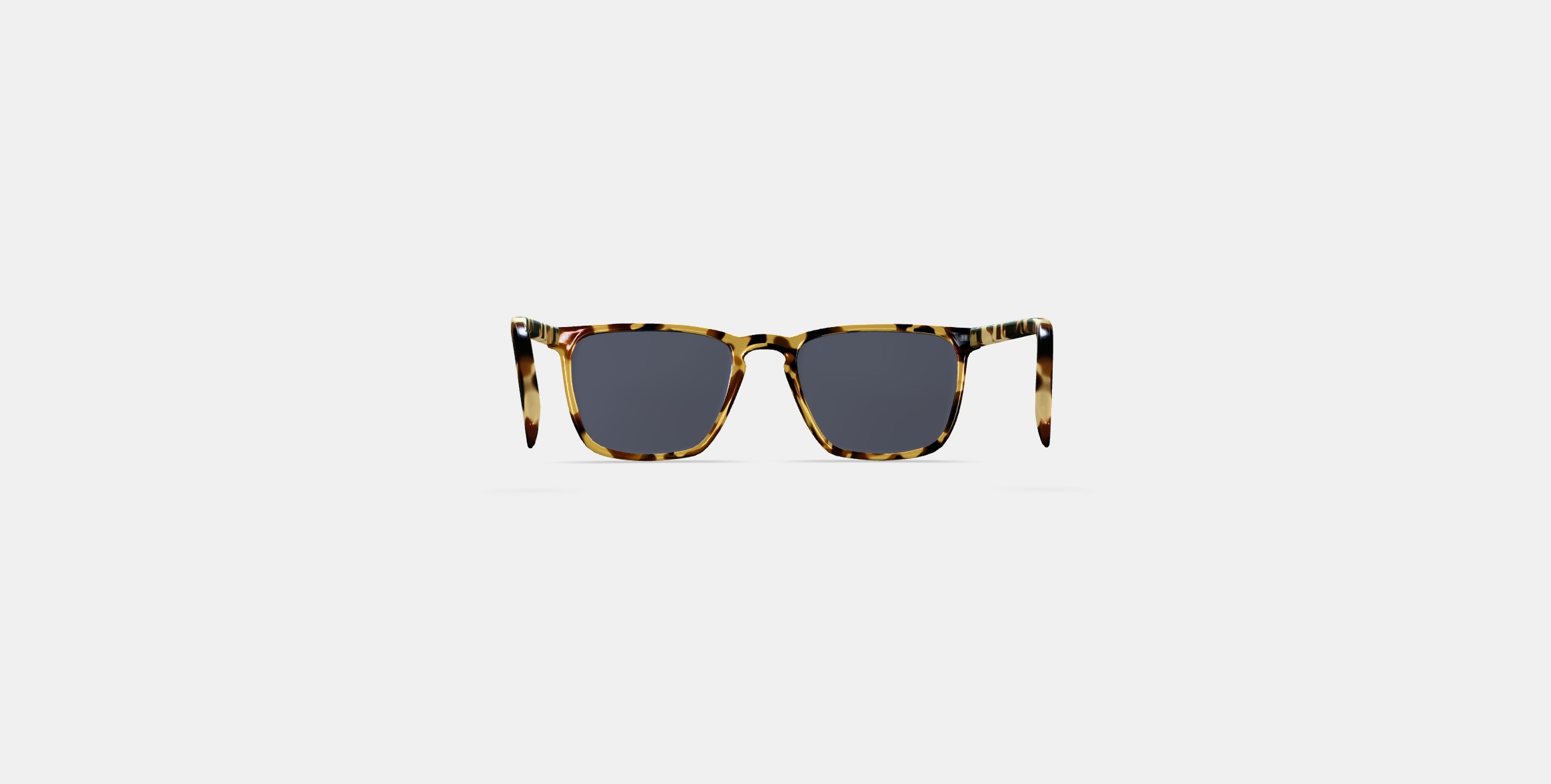 Sutton Sunglasses in Walnut Tortoise 3D model_14