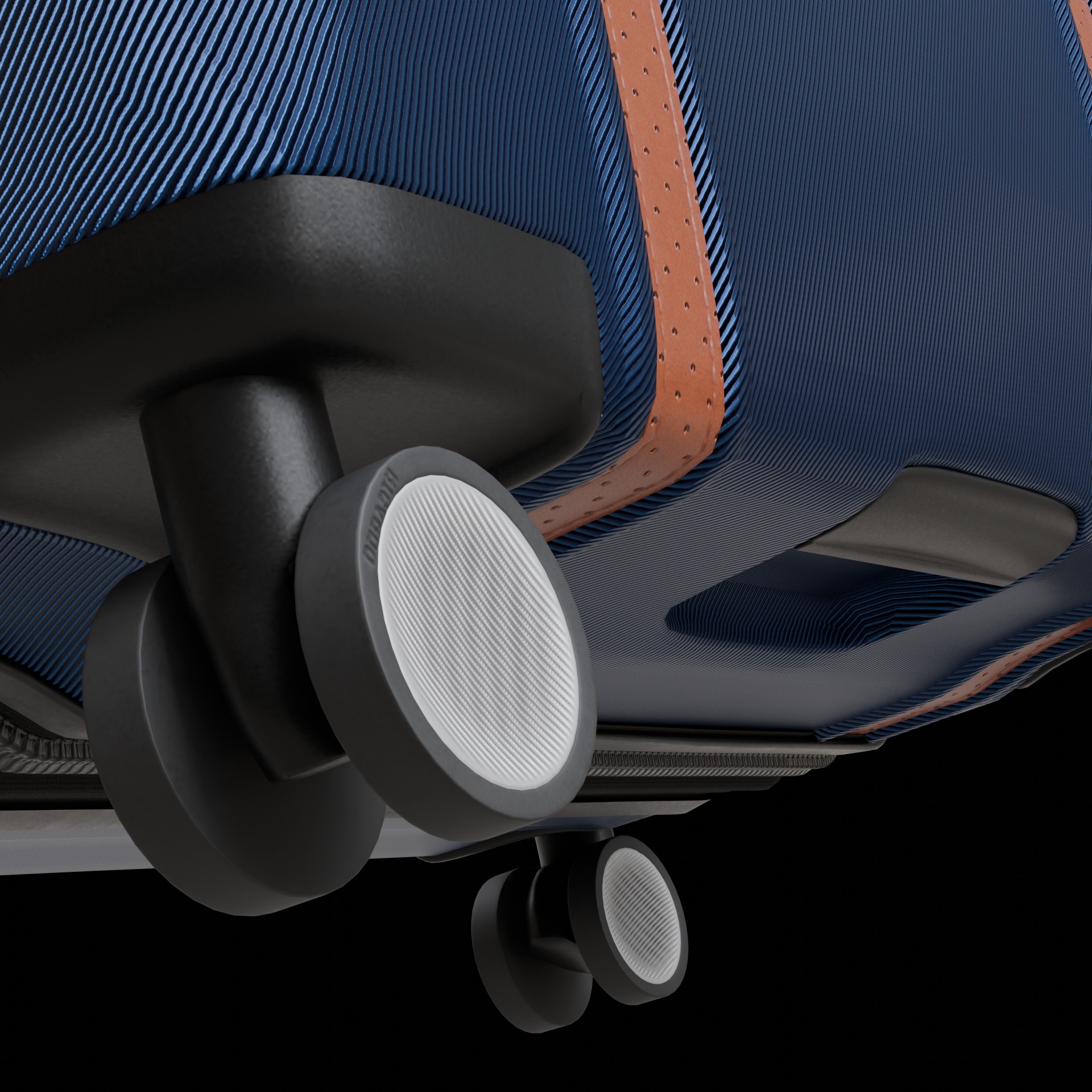 Suitcase Low-poly 3D model_8