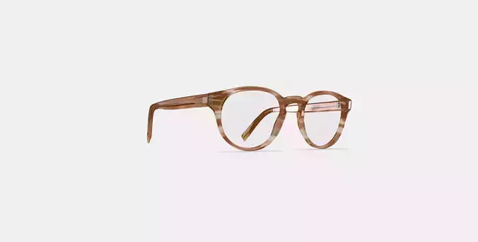 Percey Eyeglasses in Chestnut Crystal