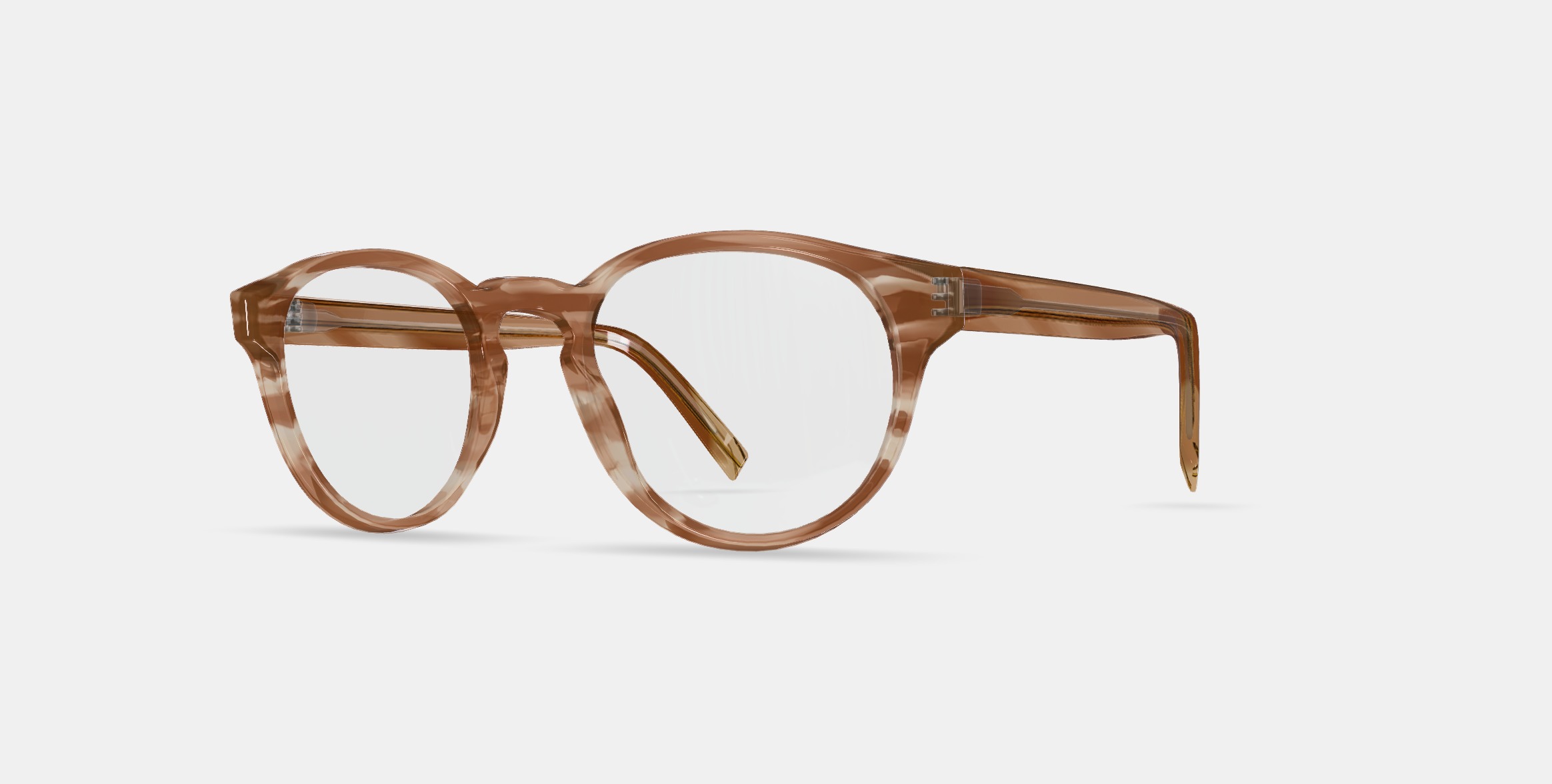 Percey Eyeglasses in Chestnut Crystal 3D model_13