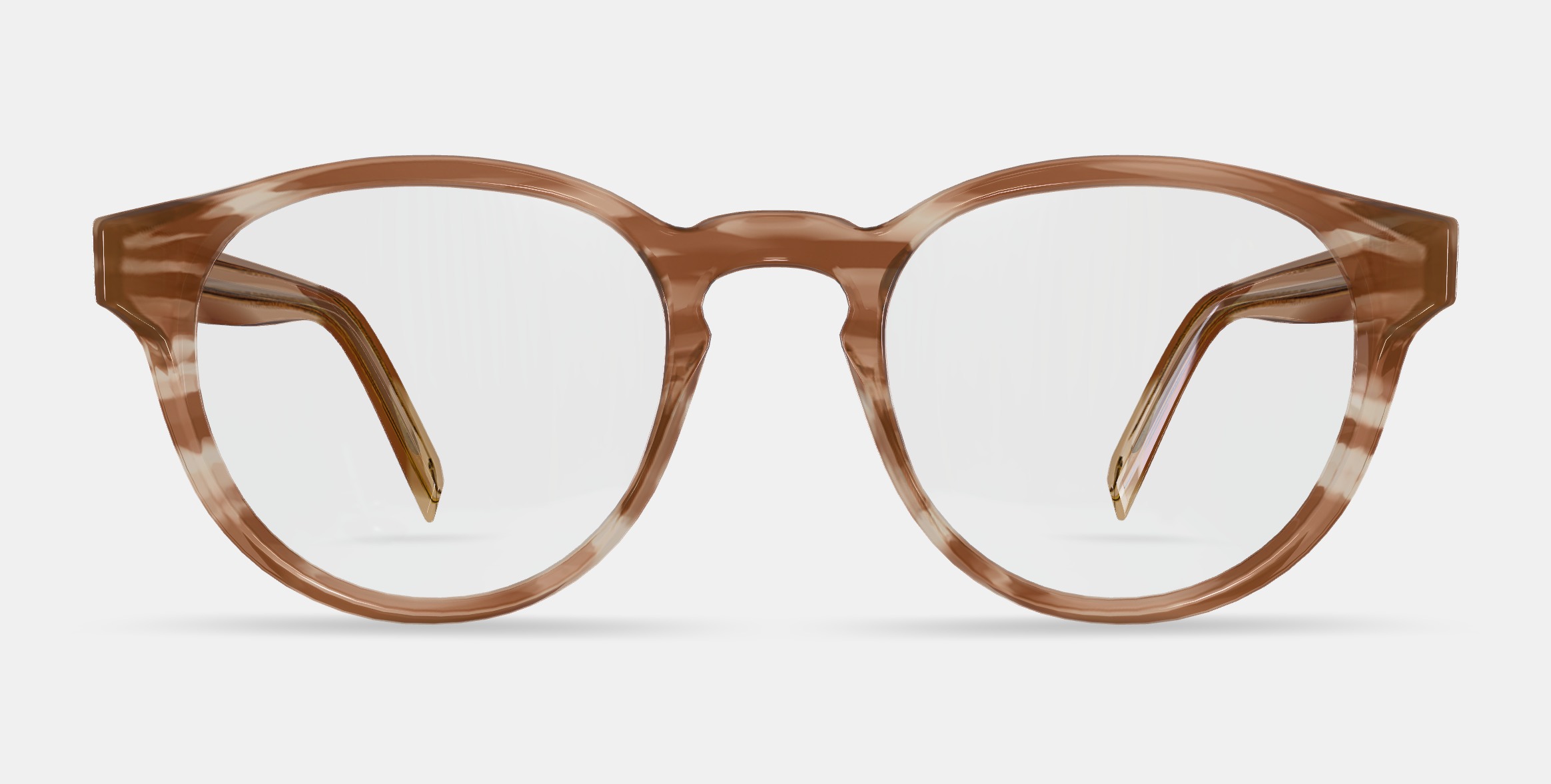 Percey Eyeglasses in Chestnut Crystal 3D model_12