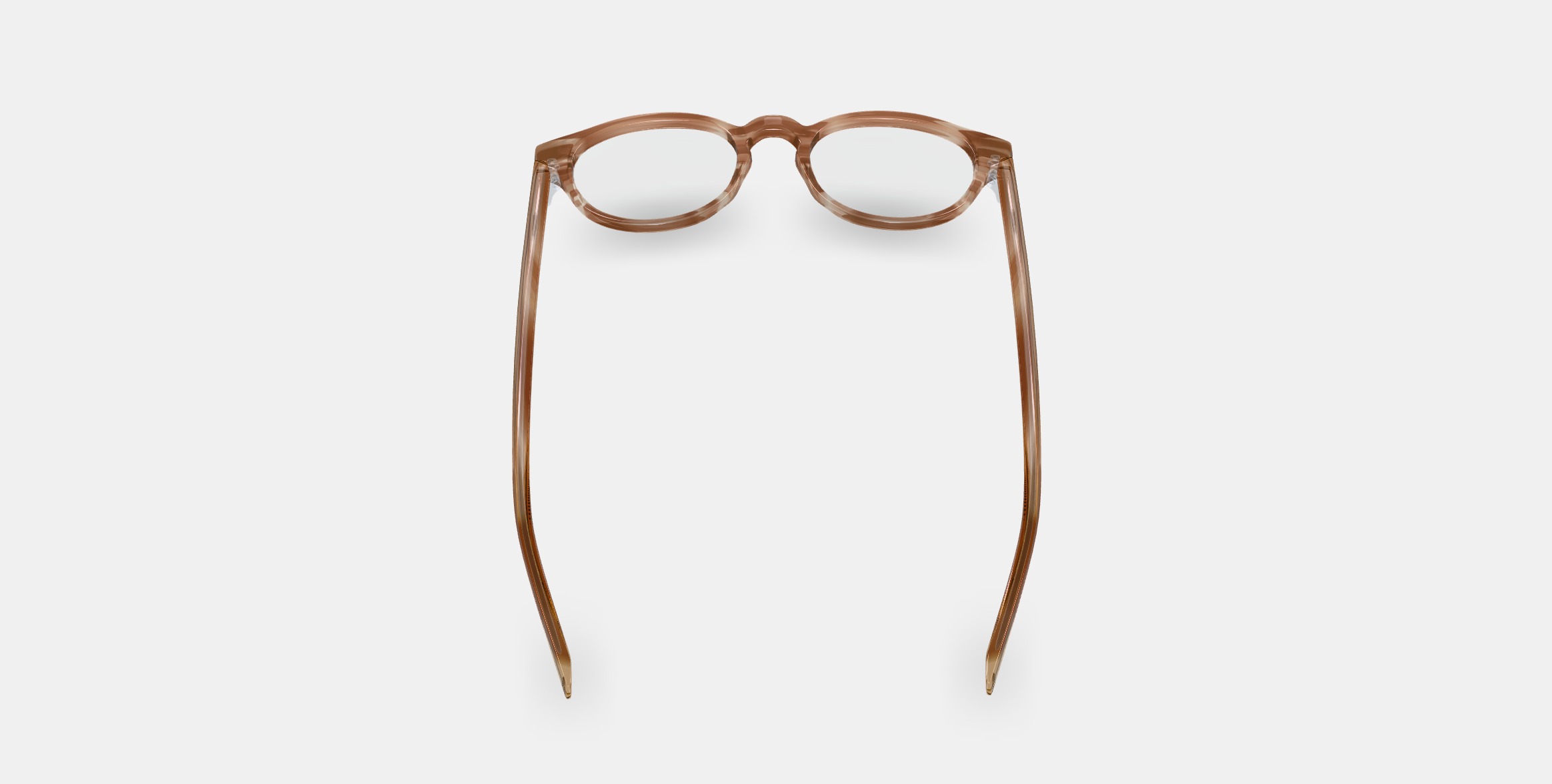 Percey Eyeglasses in Chestnut Crystal 3D model_3