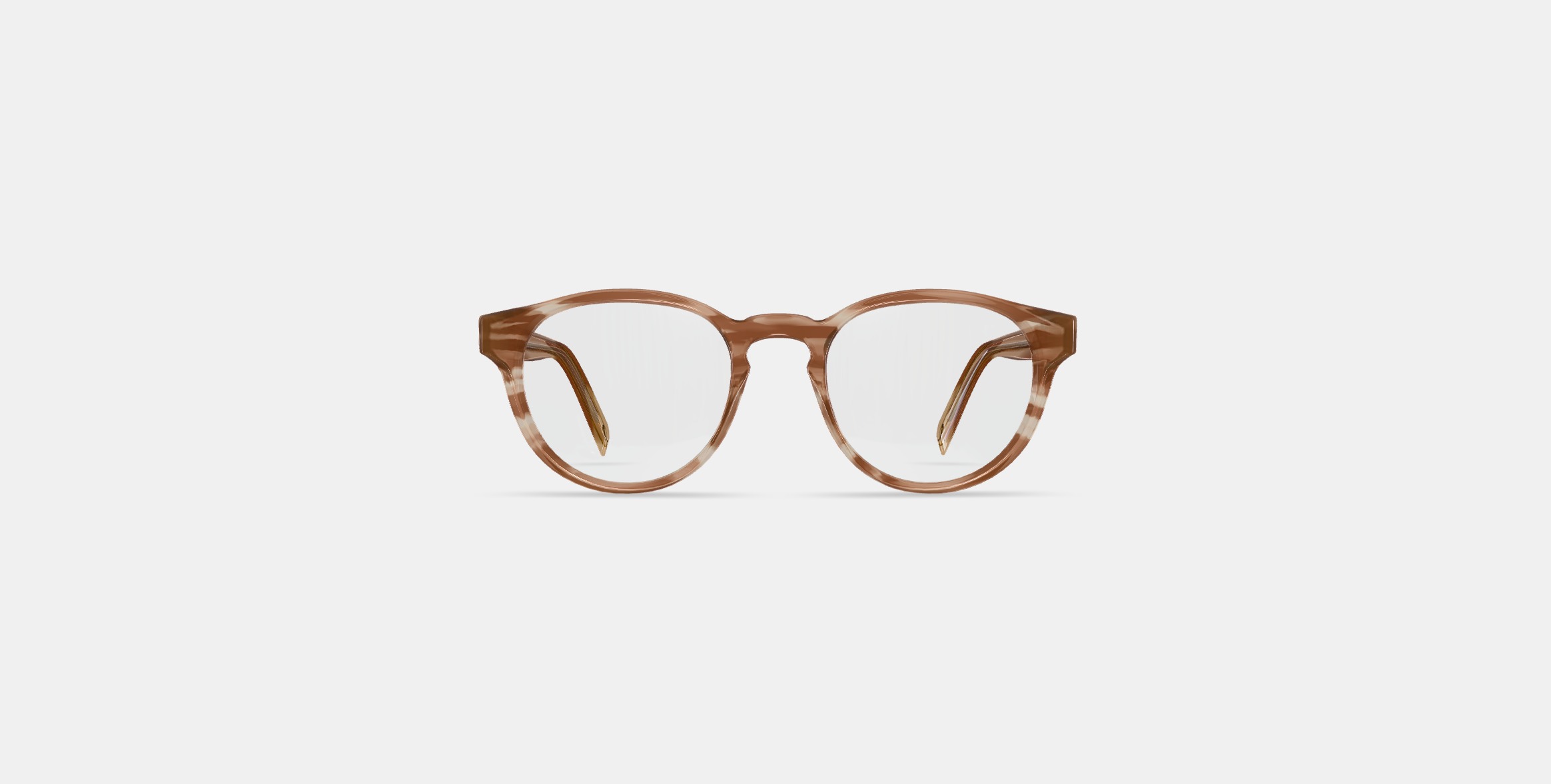 Percey Eyeglasses in Chestnut Crystal 3D model_10