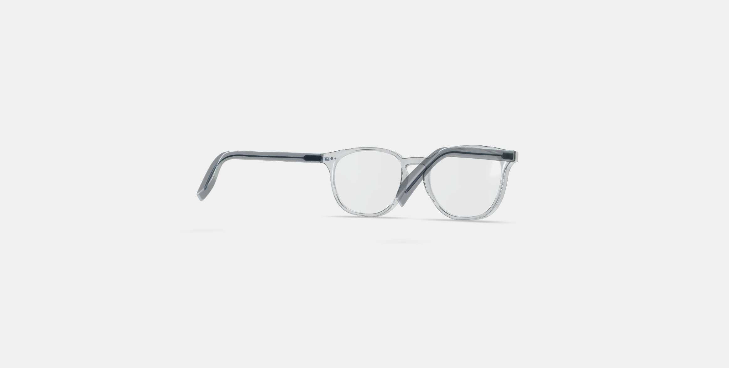 Carlton Eyeglasses in Crystal 3D model_4