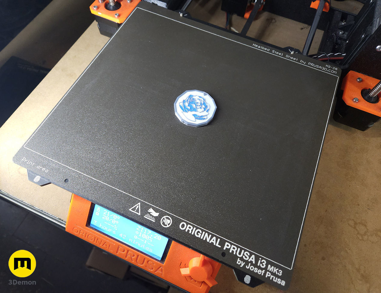 Arcane Blue Rose - Powder and Ekko Pendant 3D print model_4