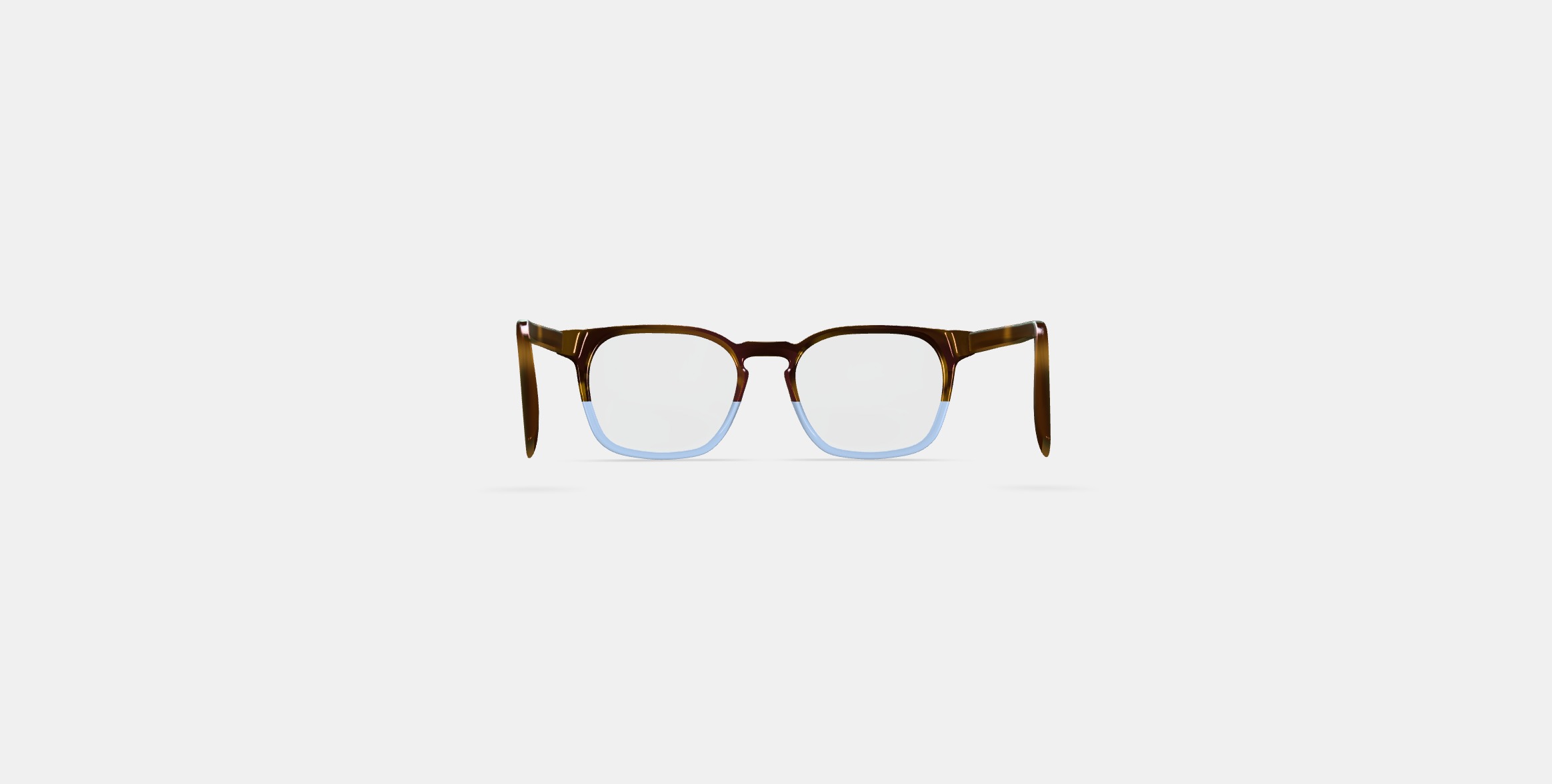 Santiago Eyeglasses in Hudson Blue Fade 3D model_14
