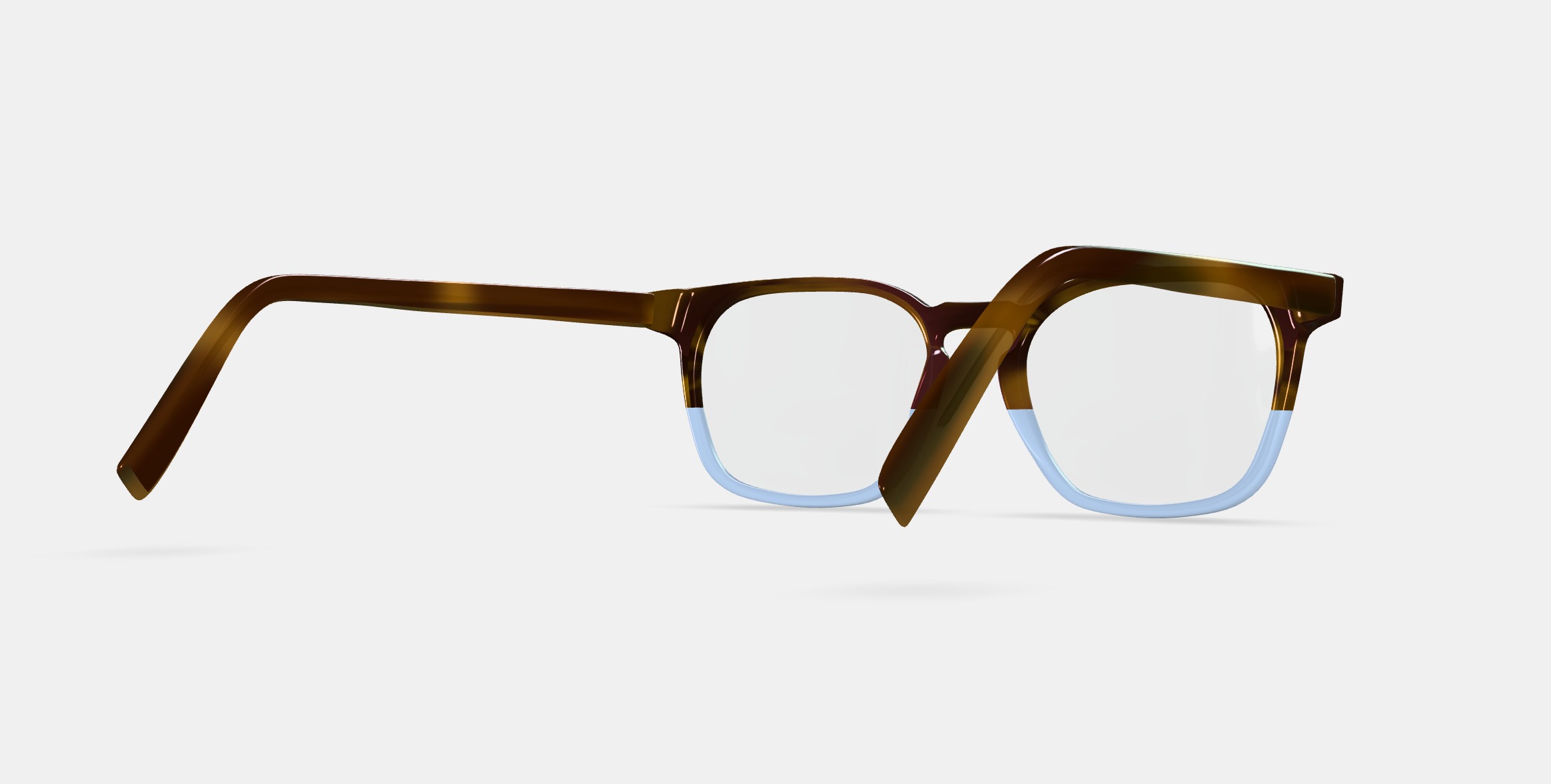 Santiago Eyeglasses in Hudson Blue Fade 3D model_6