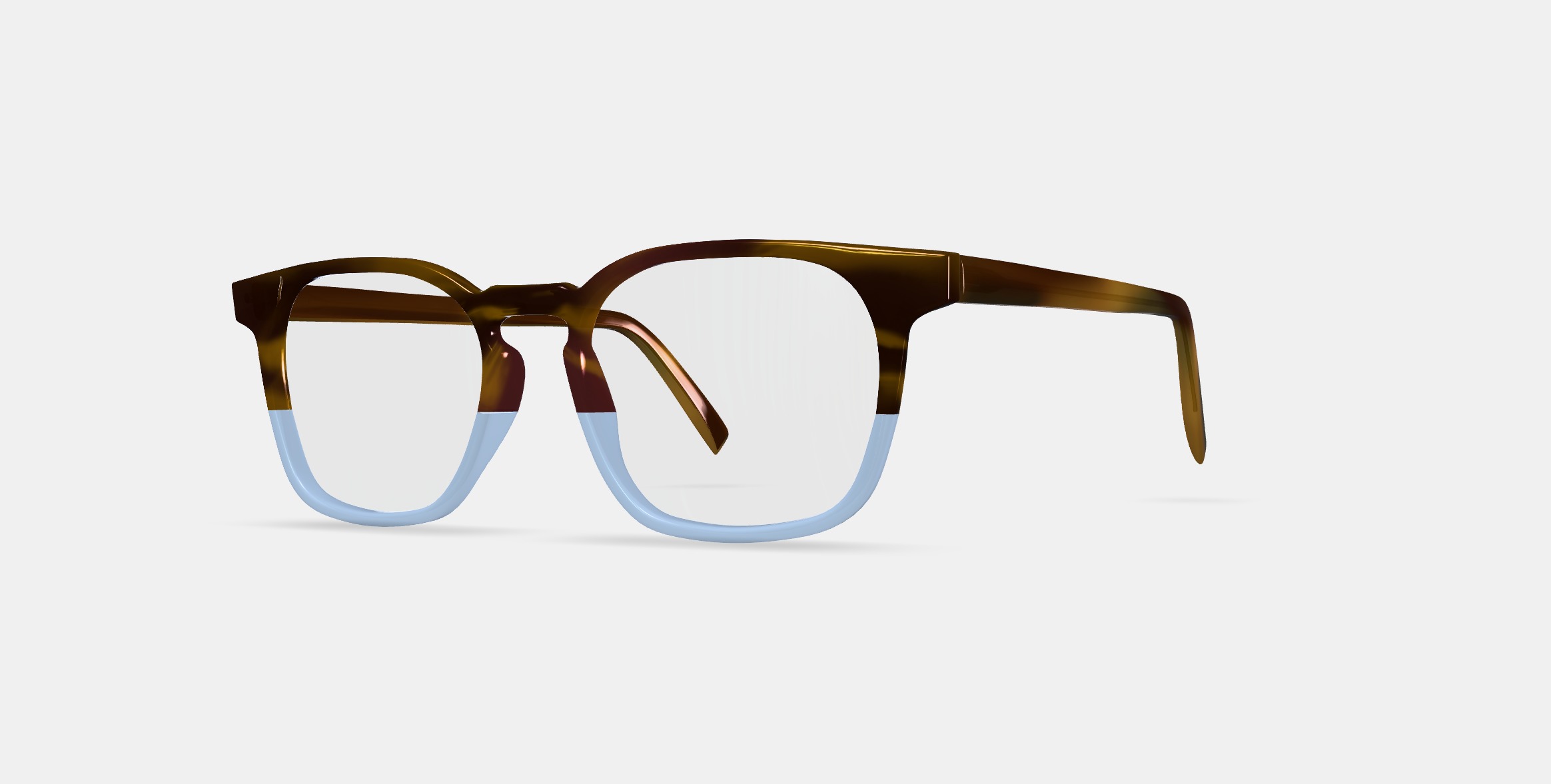 Santiago Eyeglasses in Hudson Blue Fade 3D model_13