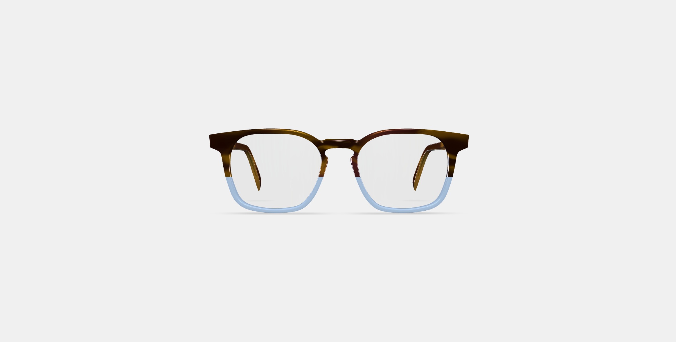 Santiago Eyeglasses in Hudson Blue Fade 3D model_10