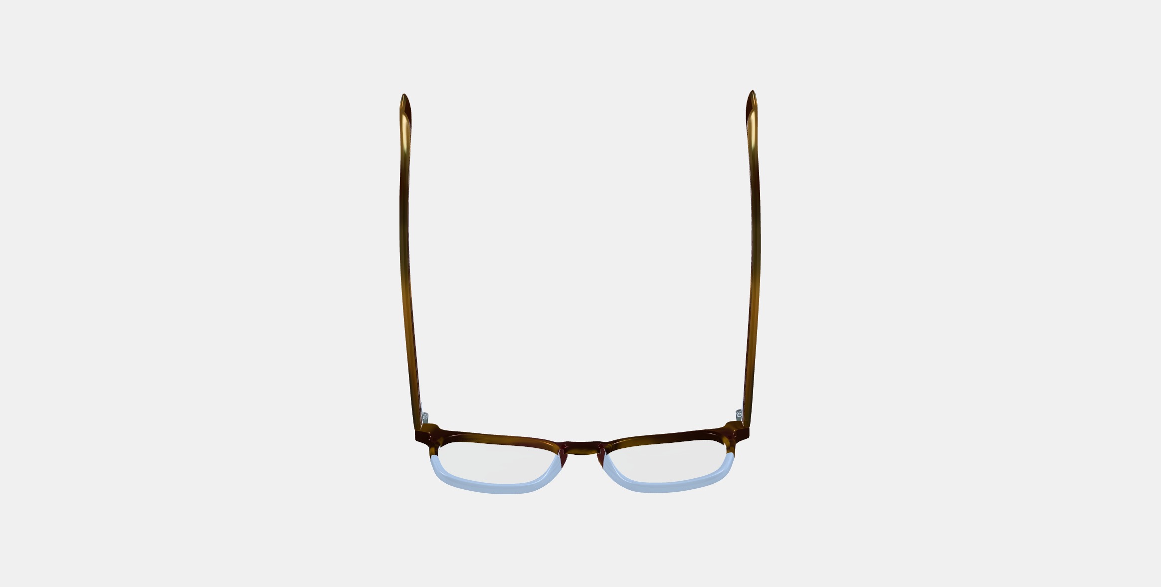 Santiago Eyeglasses in Hudson Blue Fade 3D model_7