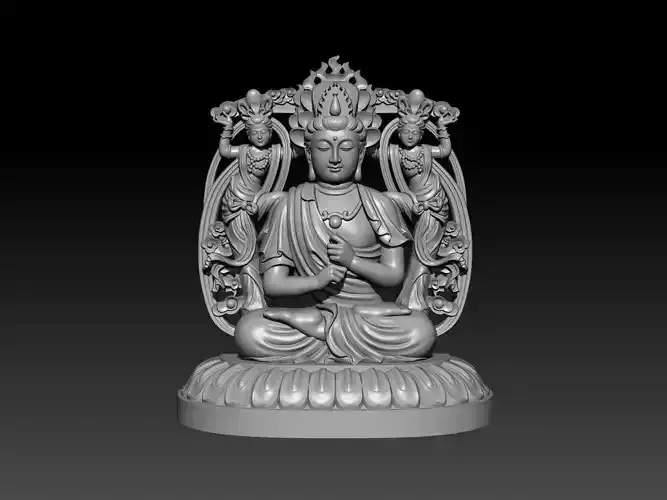Guardian Buddha Statues 02
