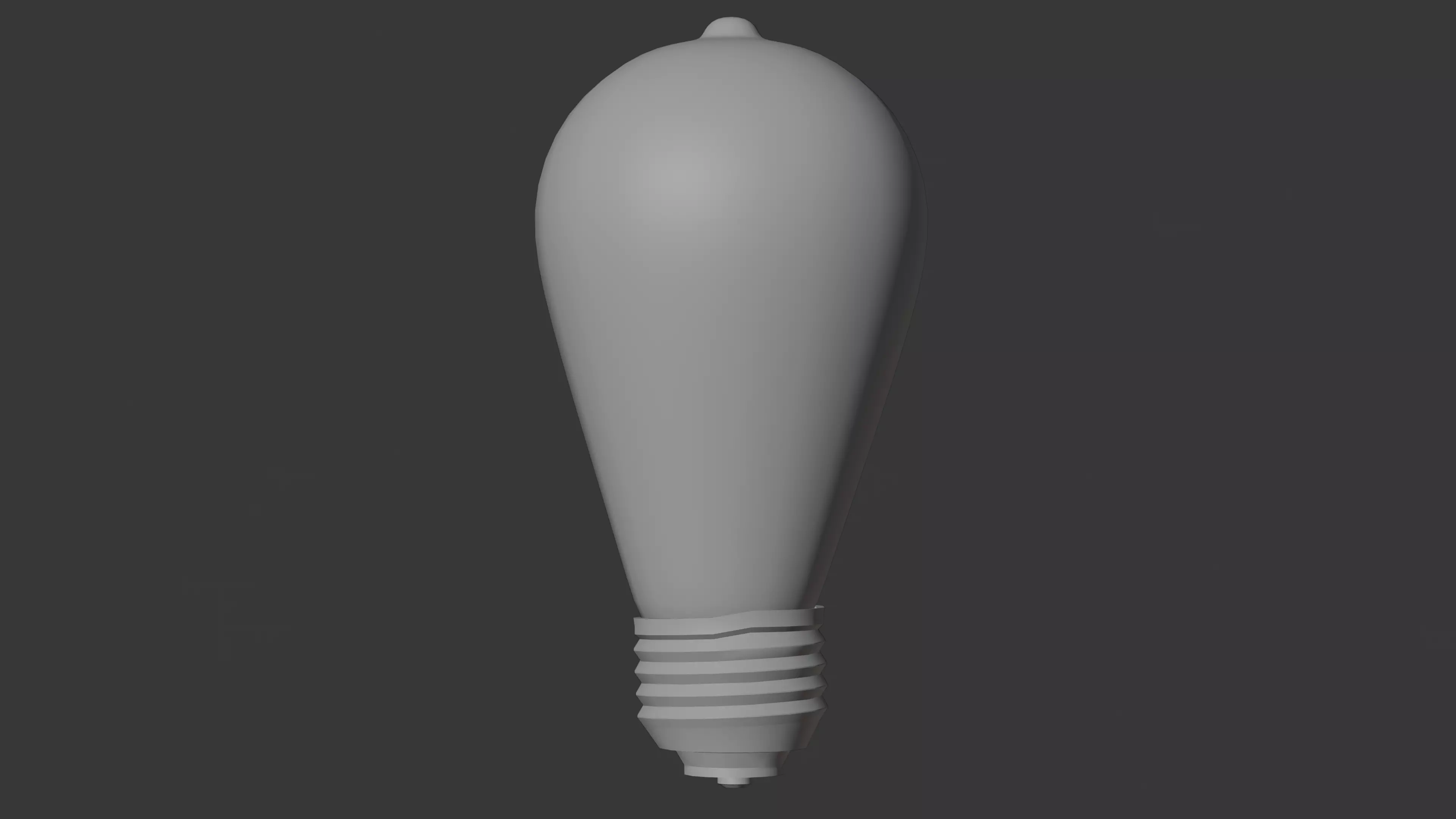 Pack of Three Lightbulbs Low-poly 3D model_5