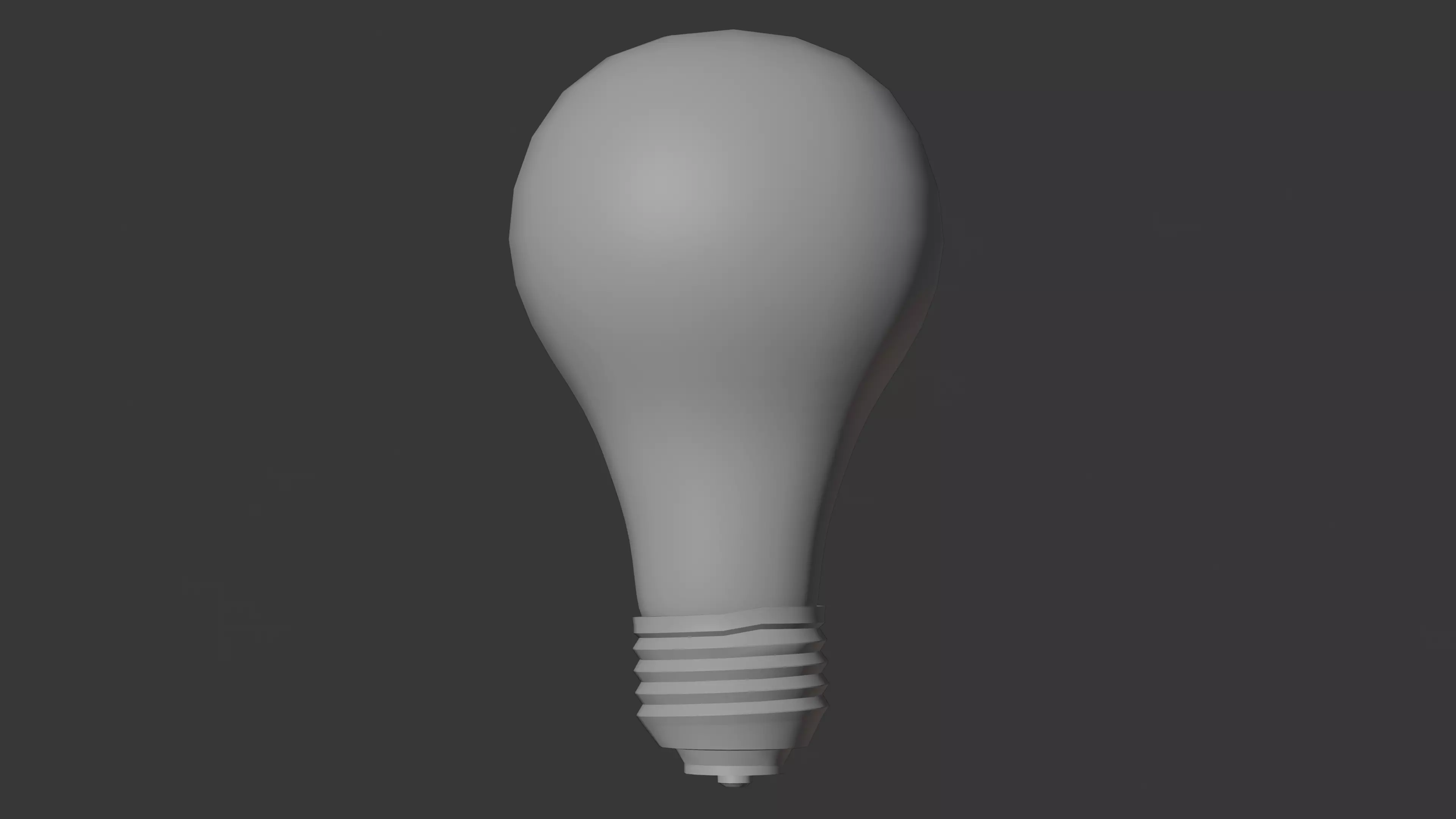 Pack of Three Lightbulbs Low-poly 3D model_6