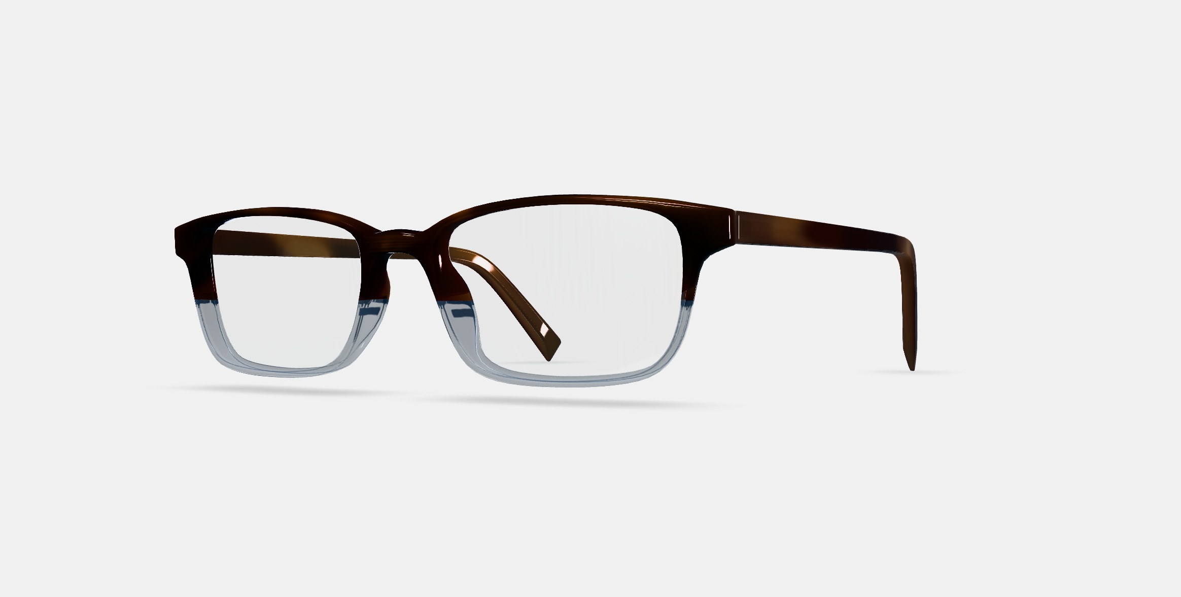 Wilkie Low Bridge Fit Eyeglasses in Eastern Bluebird Fade 3D model_13