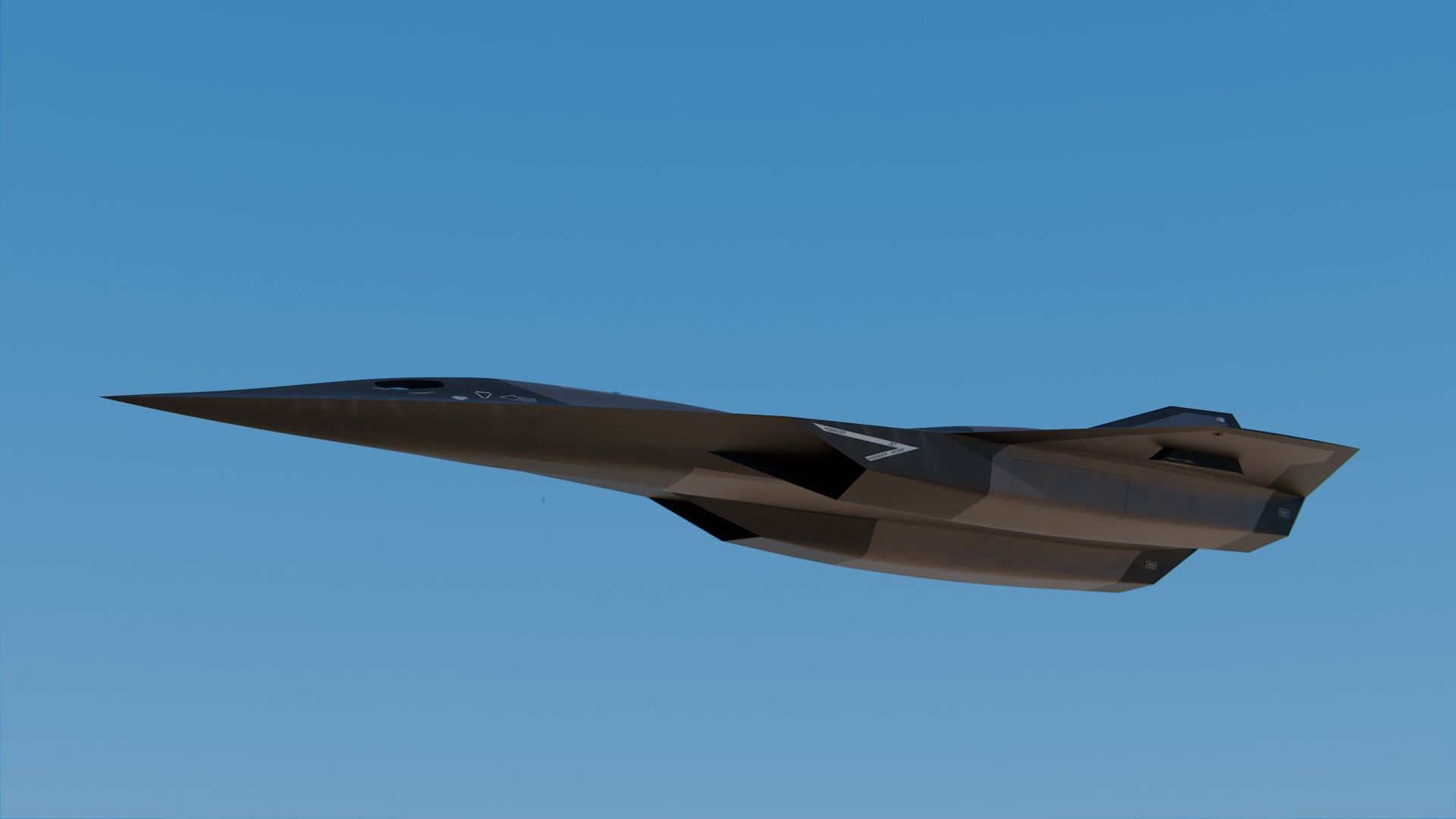Lockheed Martin SR-72 3D model_7