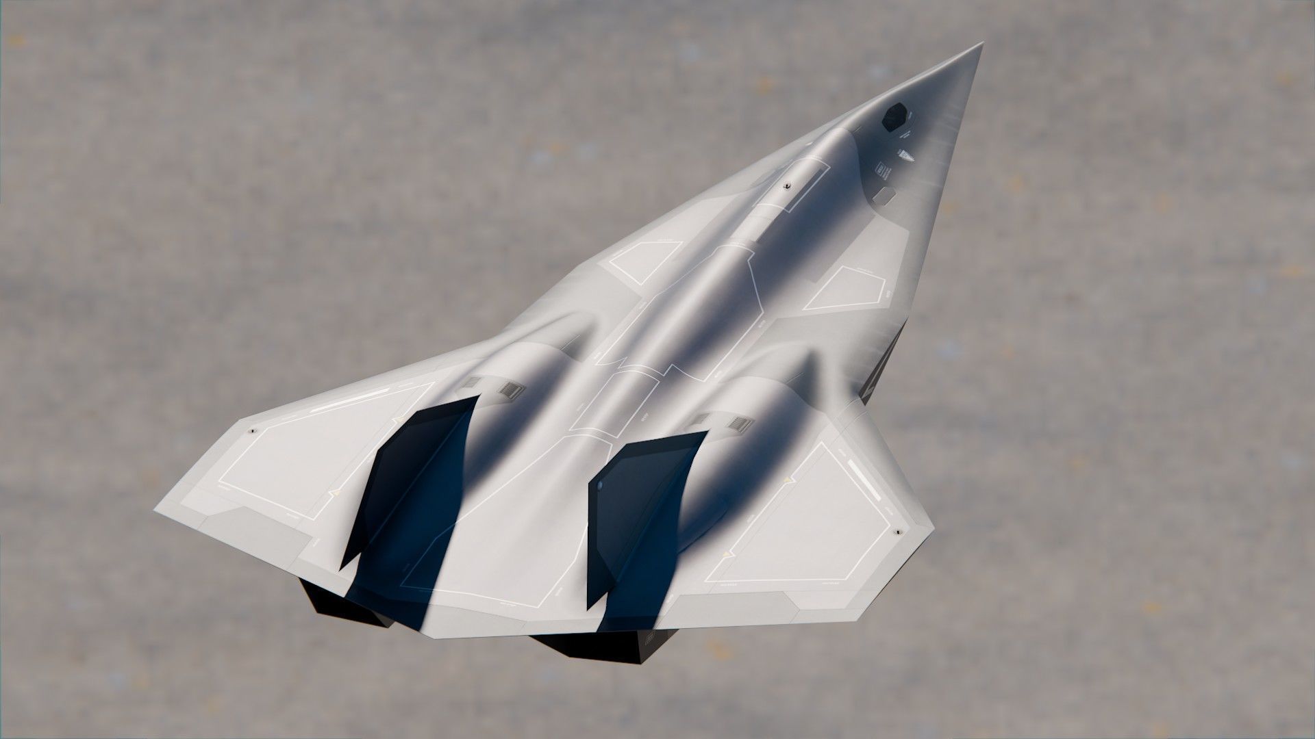 Lockheed Martin SR-72 3D model_6