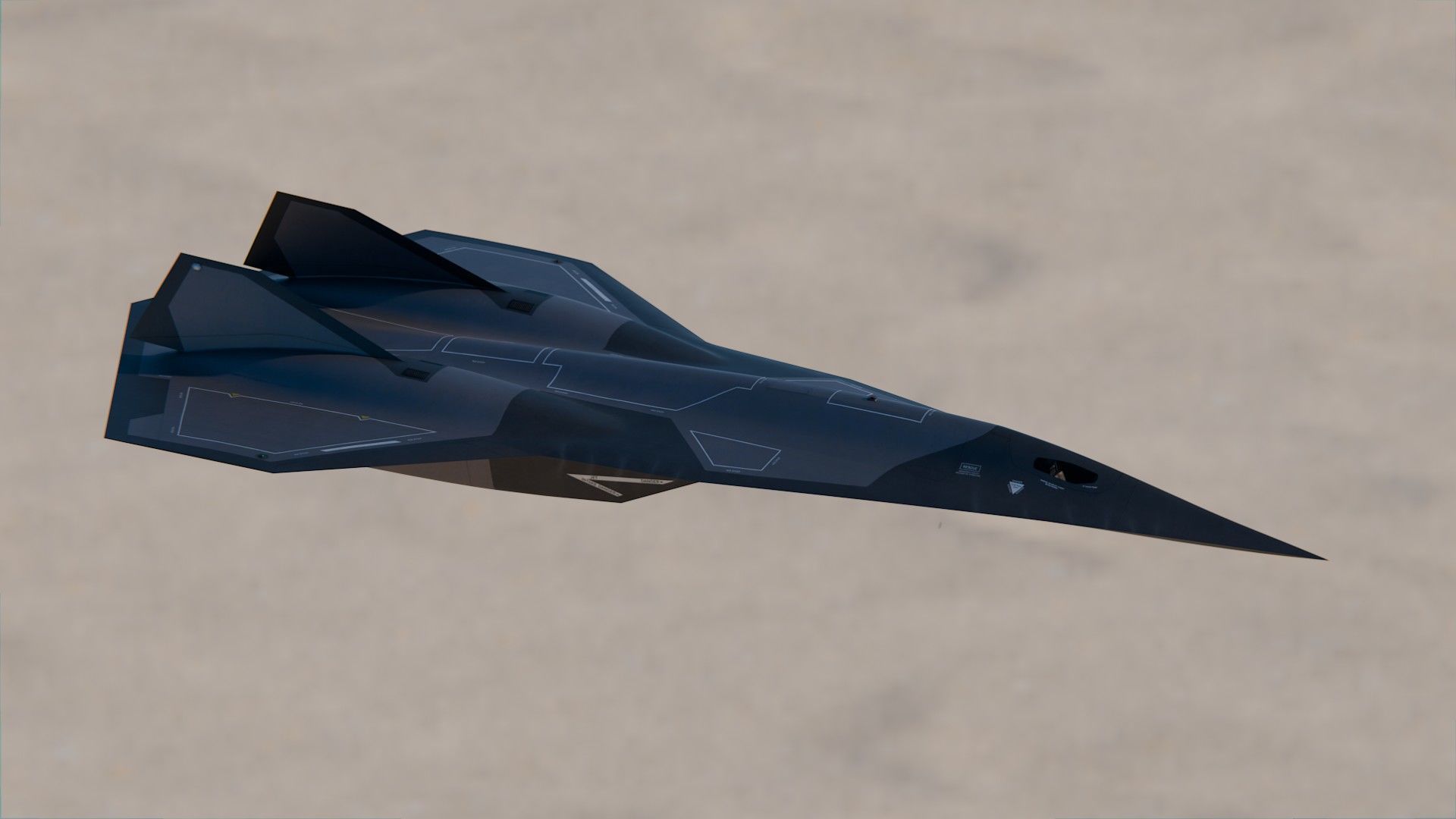 Lockheed Martin SR-72 3D model_4