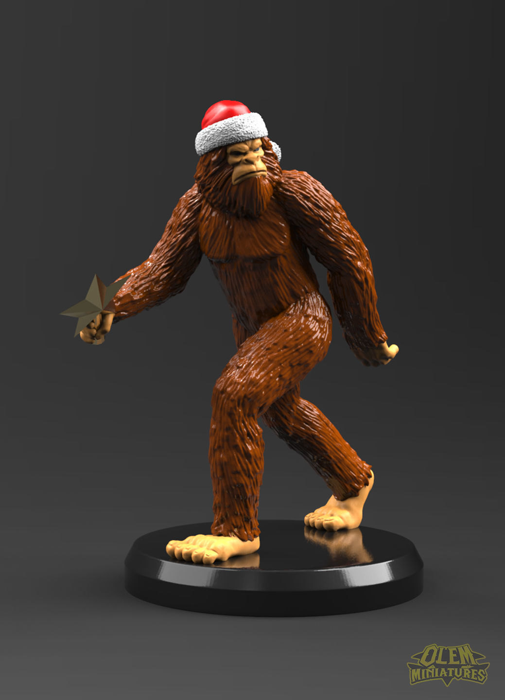 Bigfoot christmas 3D print model_3