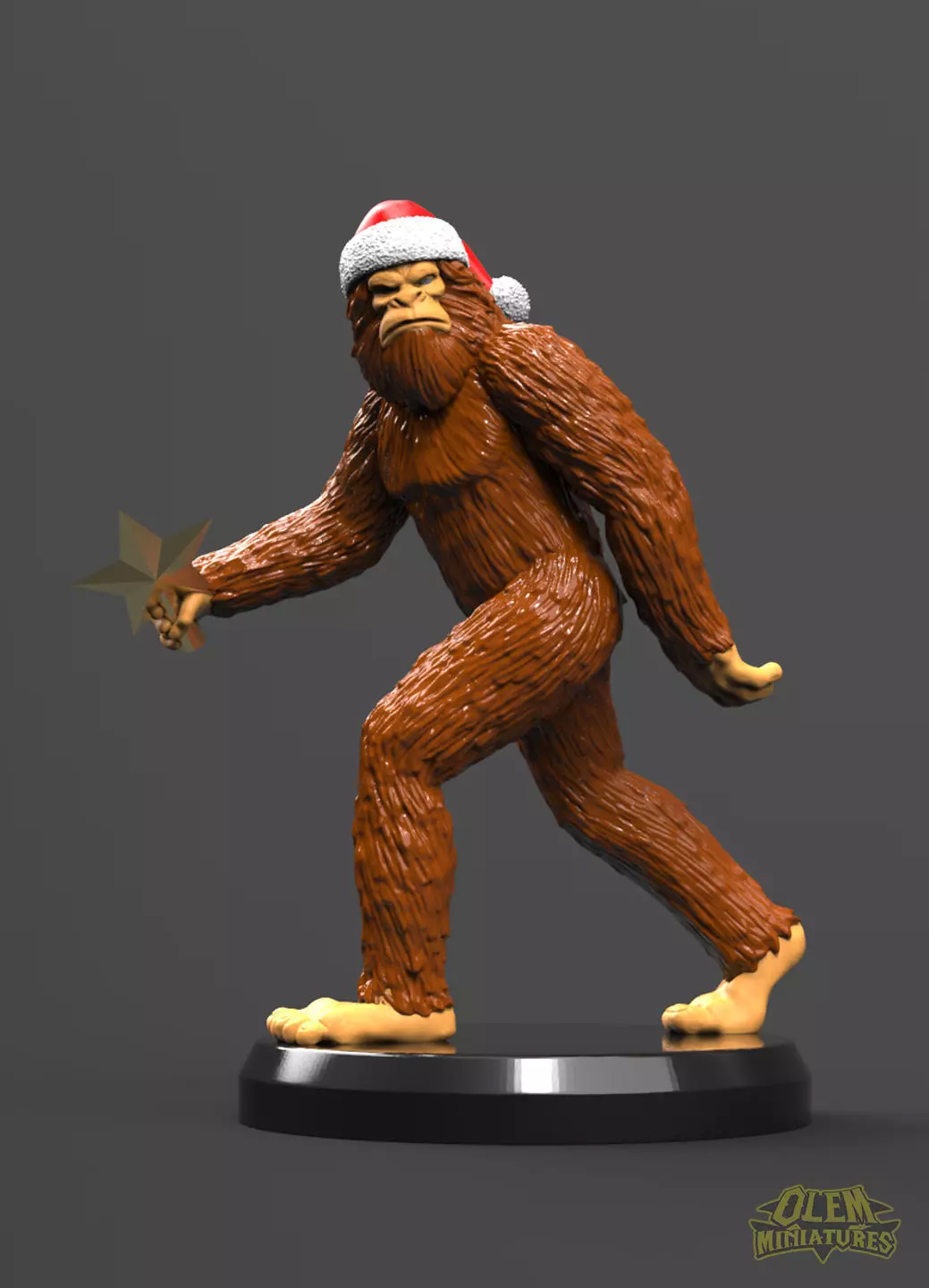 Bigfoot christmas 3D print model_0