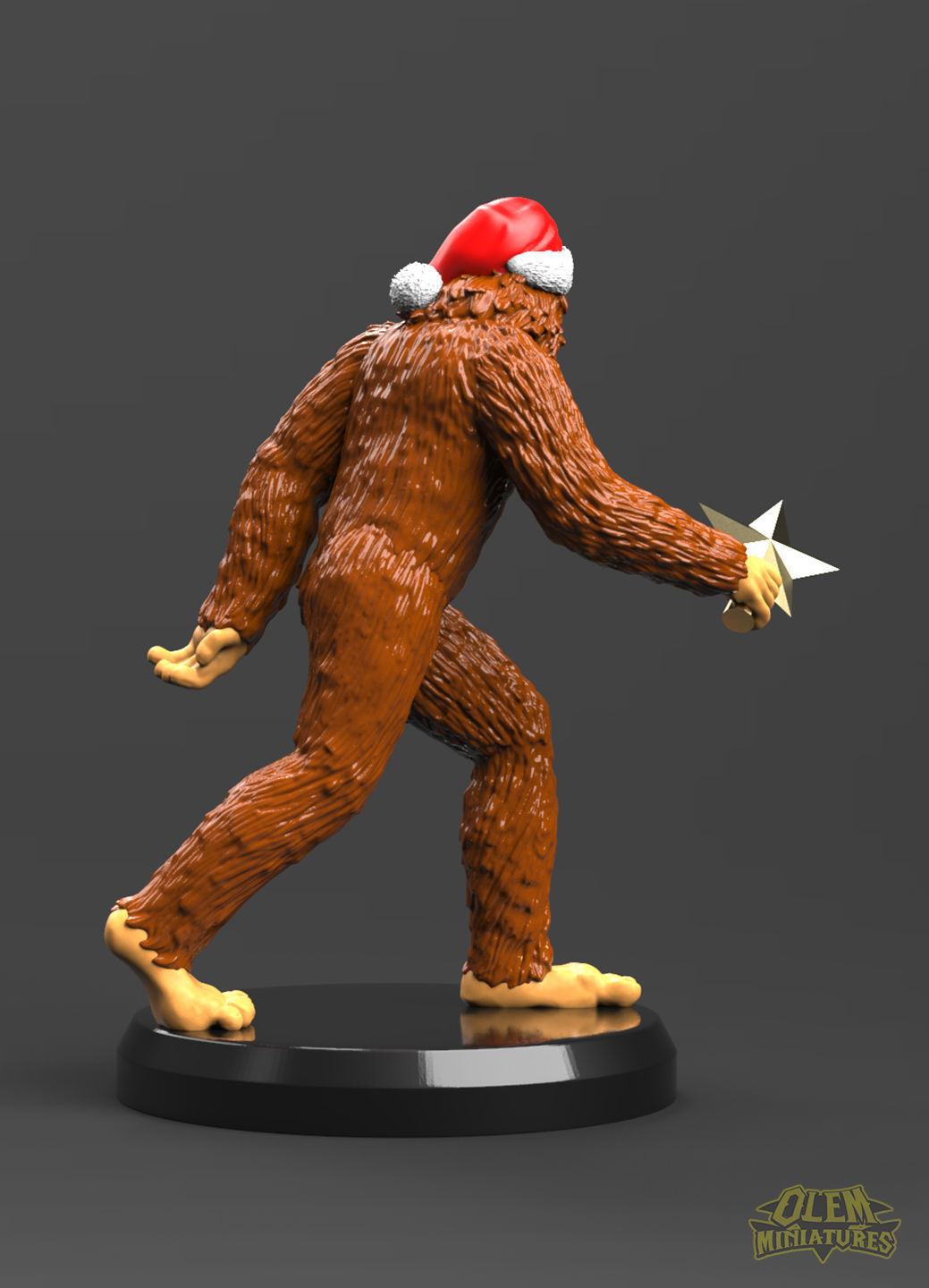 Bigfoot christmas 3D print model_2