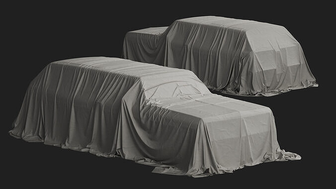Retro Car Cover 01 3D model