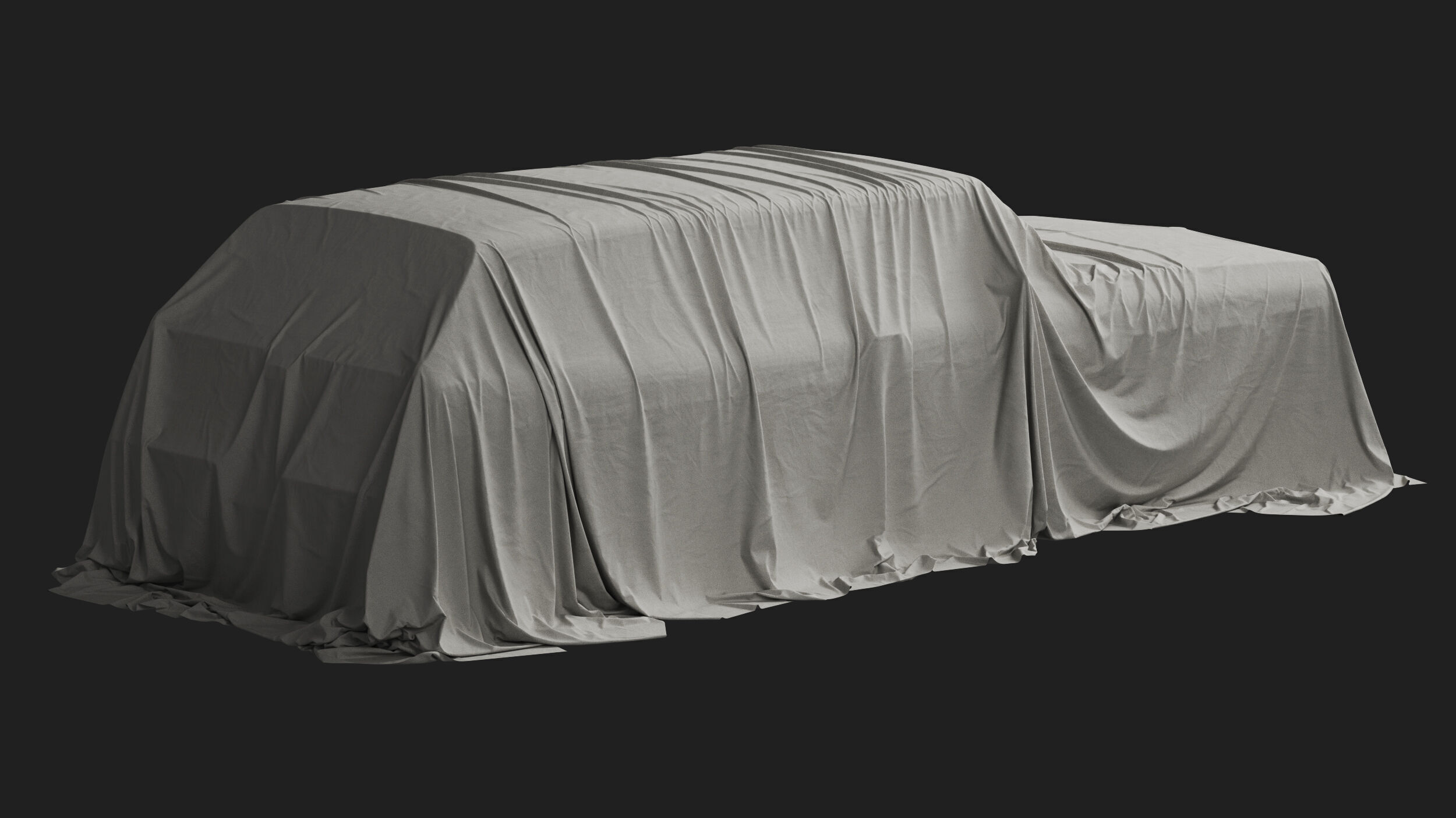 Retro Car Cover 01 3D model_3