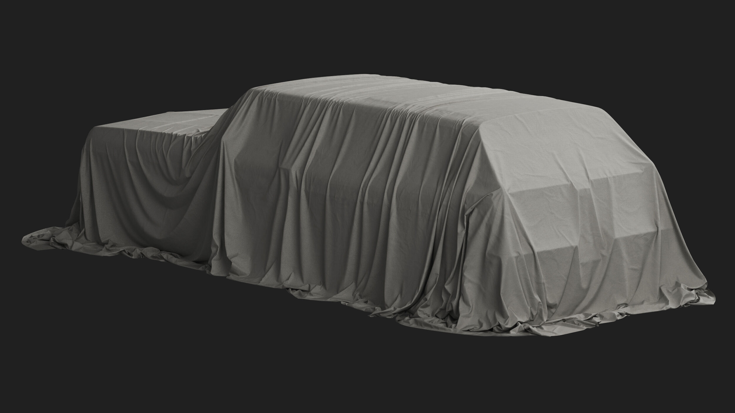 Retro Car Cover 01 3D model_4