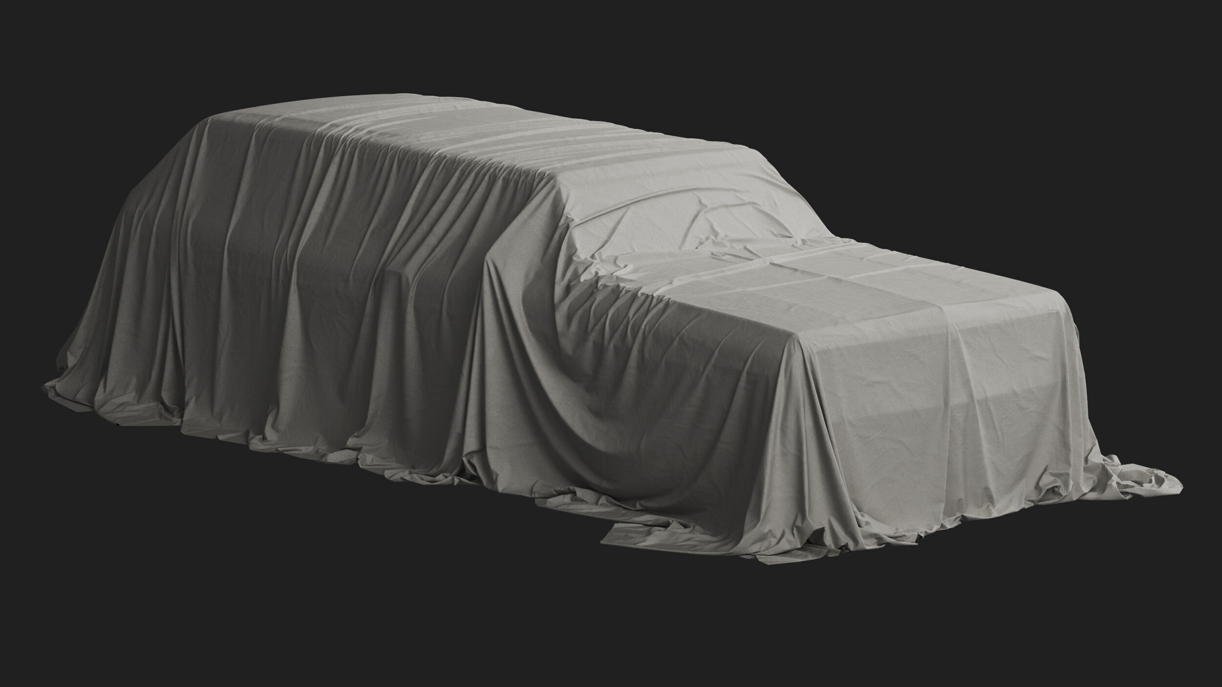 Retro Car Cover 01 3D model_1