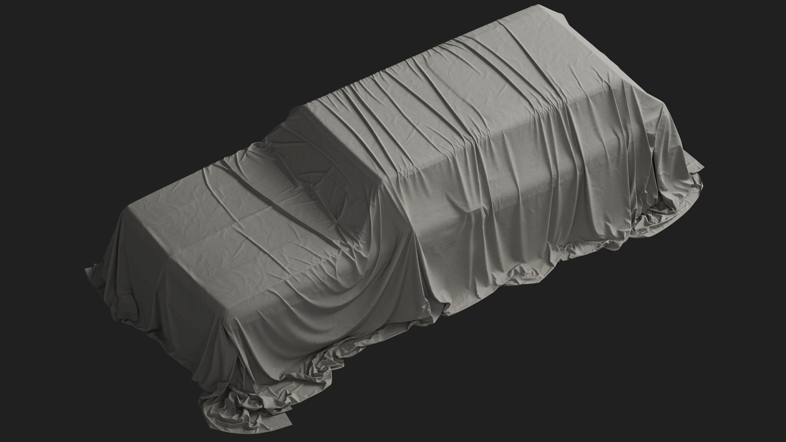 Retro Car Cover 01 3D model_5
