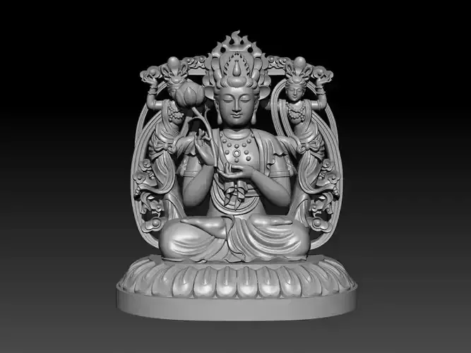 Guardian Buddha Statues 03