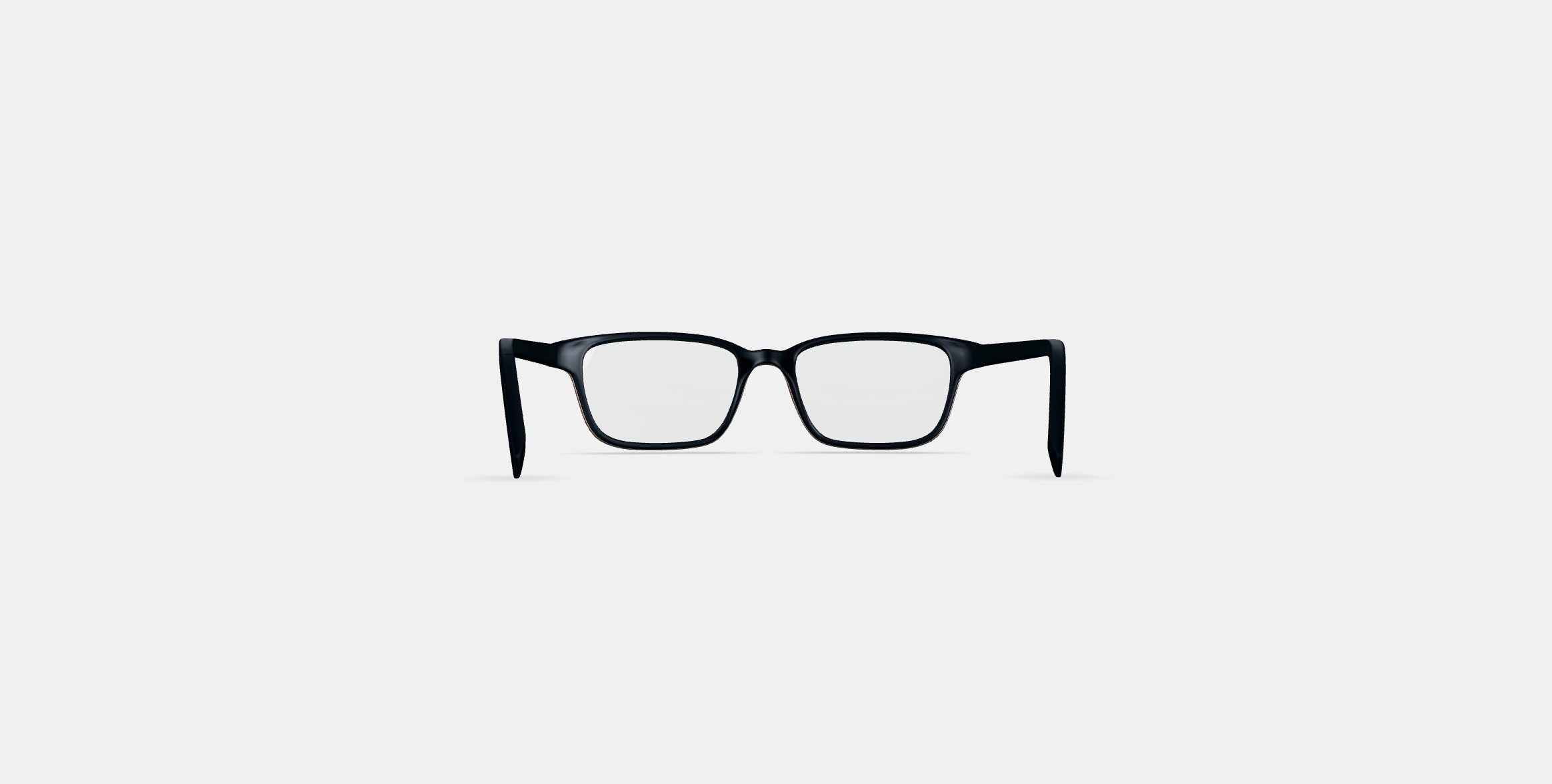 Crane Low Bridge Fit Eyeglasses in Black Matte Eclipse 3D model_14