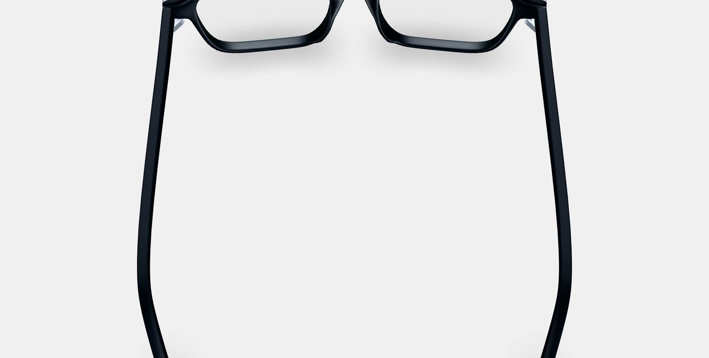 Crane Low Bridge Fit Eyeglasses in Black Matte Eclipse 3D model_4