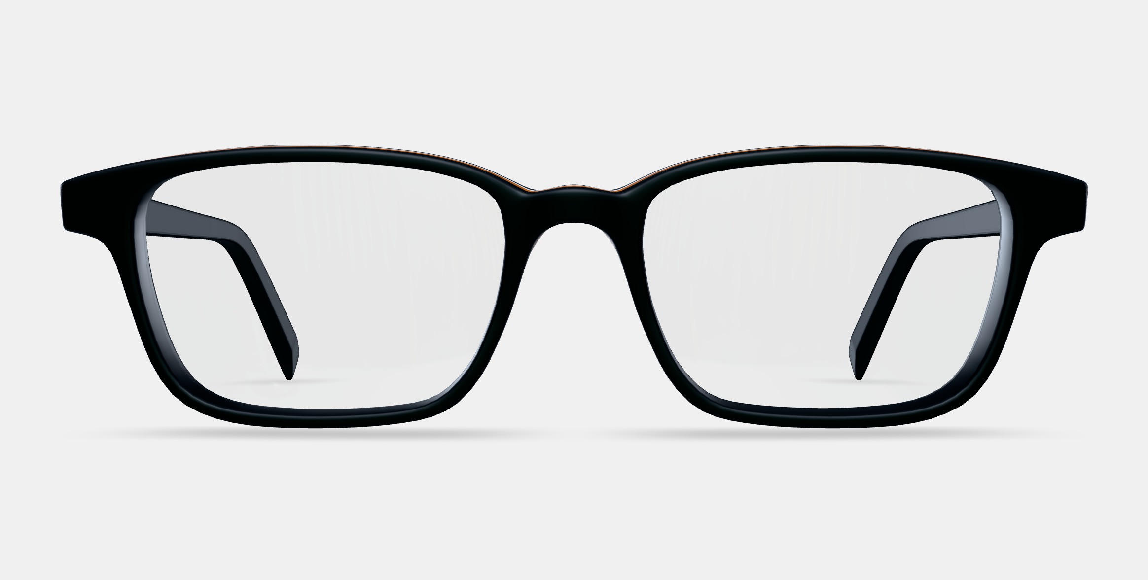 Crane Low Bridge Fit Eyeglasses in Black Matte Eclipse 3D model_11