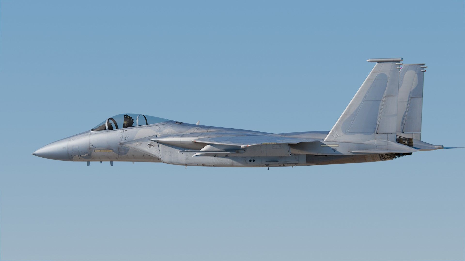 McDonnell Douglas F-15 Eagle 3D model_8