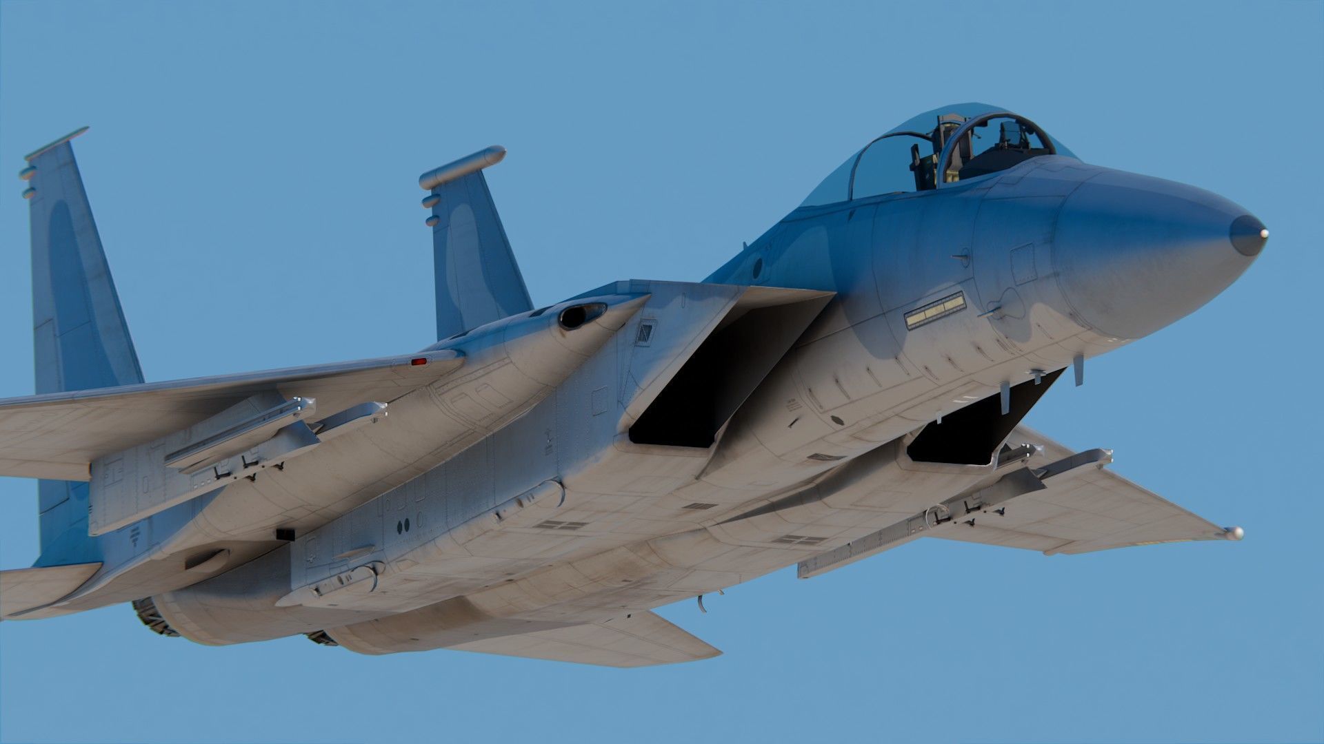 McDonnell Douglas F-15 Eagle 3D model_5