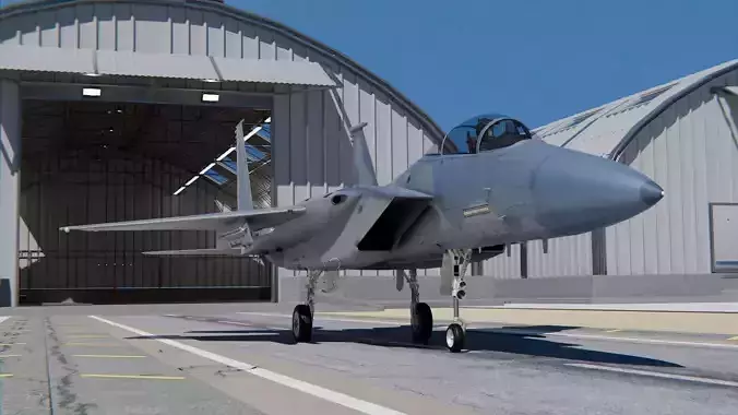 McDonnell Douglas F-15 Eagle 3D model